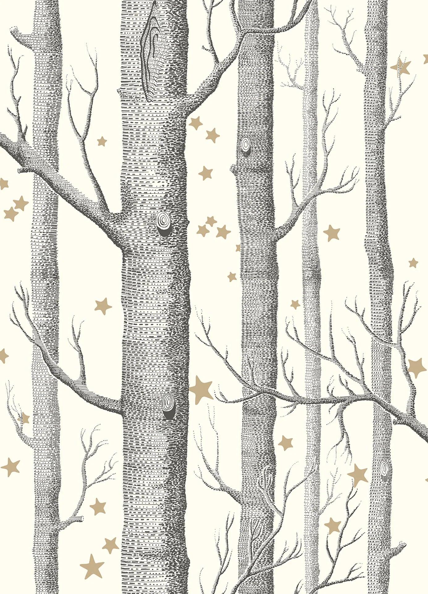 Tapeta WHIMSICAL - Woods & Stars biały Cole & Son    Eye on Design