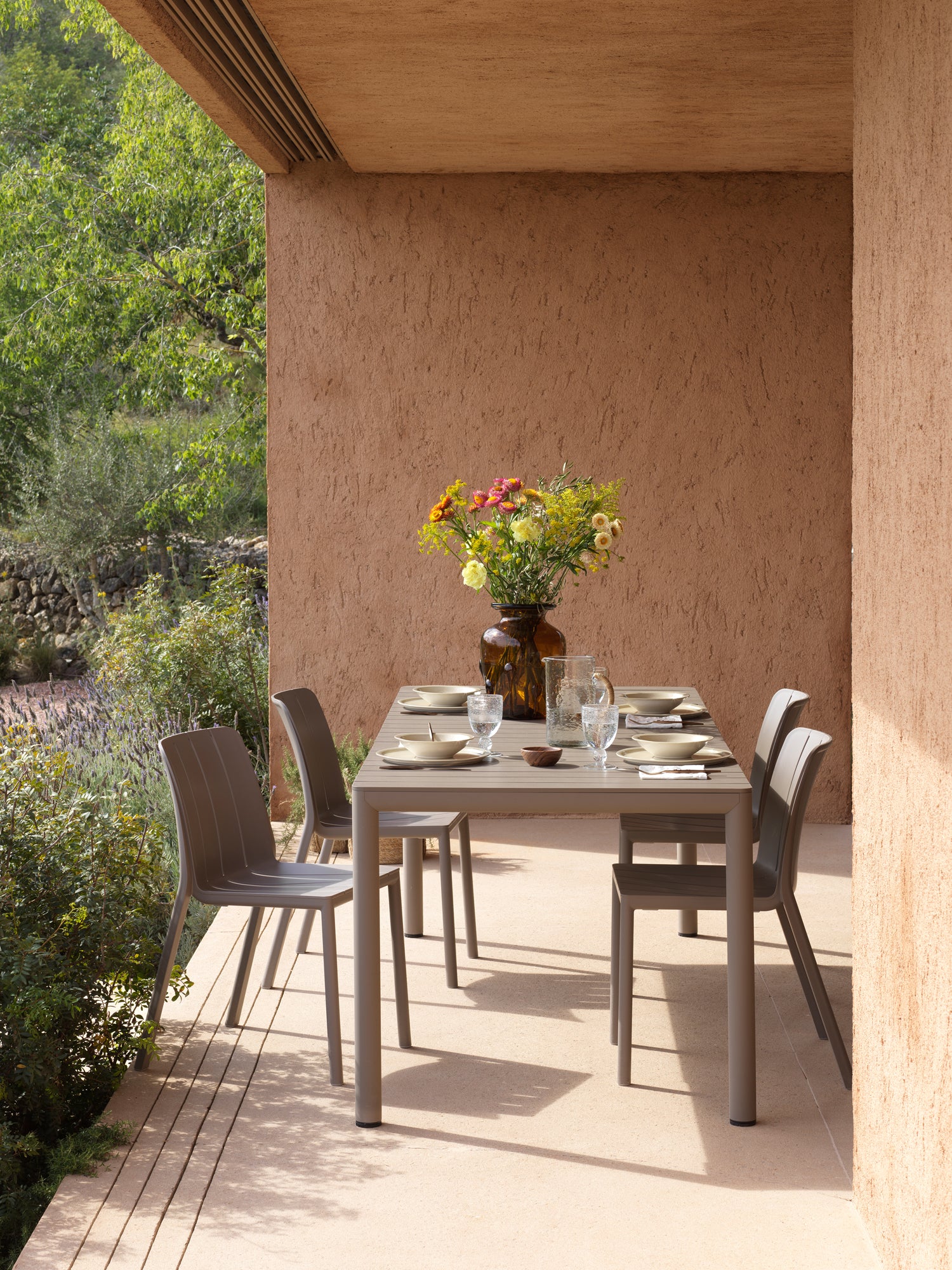 TIBERINA Outdoor Chair Taupe
