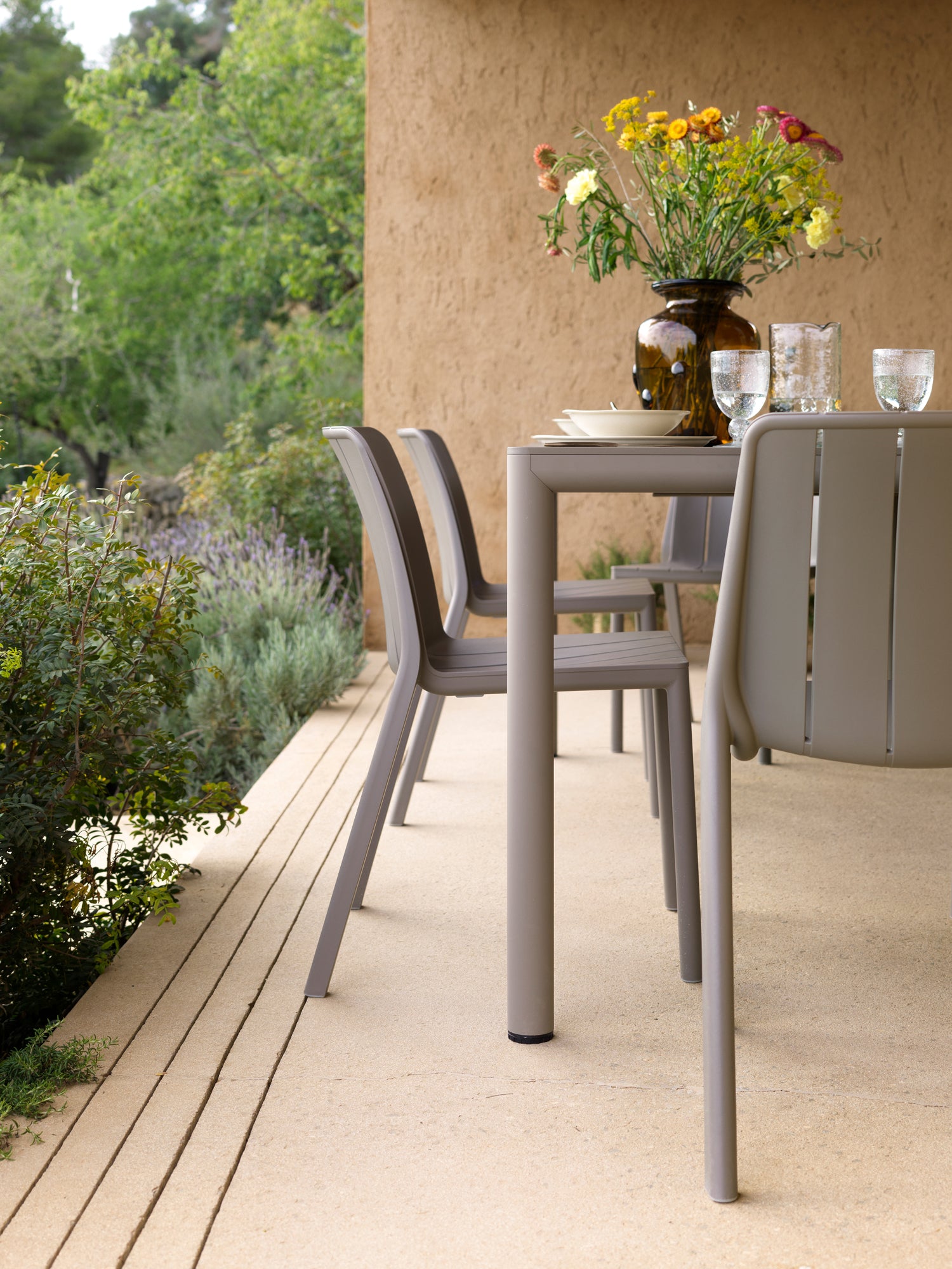 TIBERINA Outdoor Chair Taupe