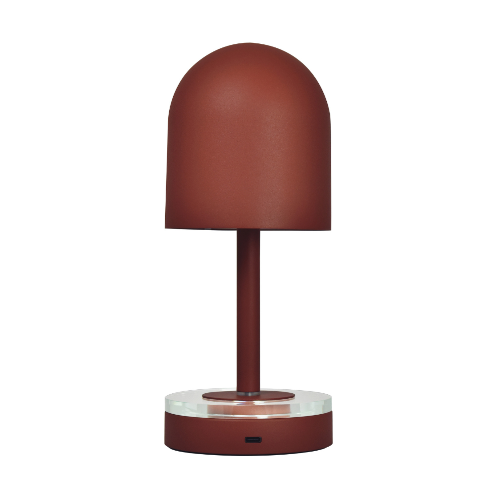 Lampa przenośna LUCEO ceglasty czerwony