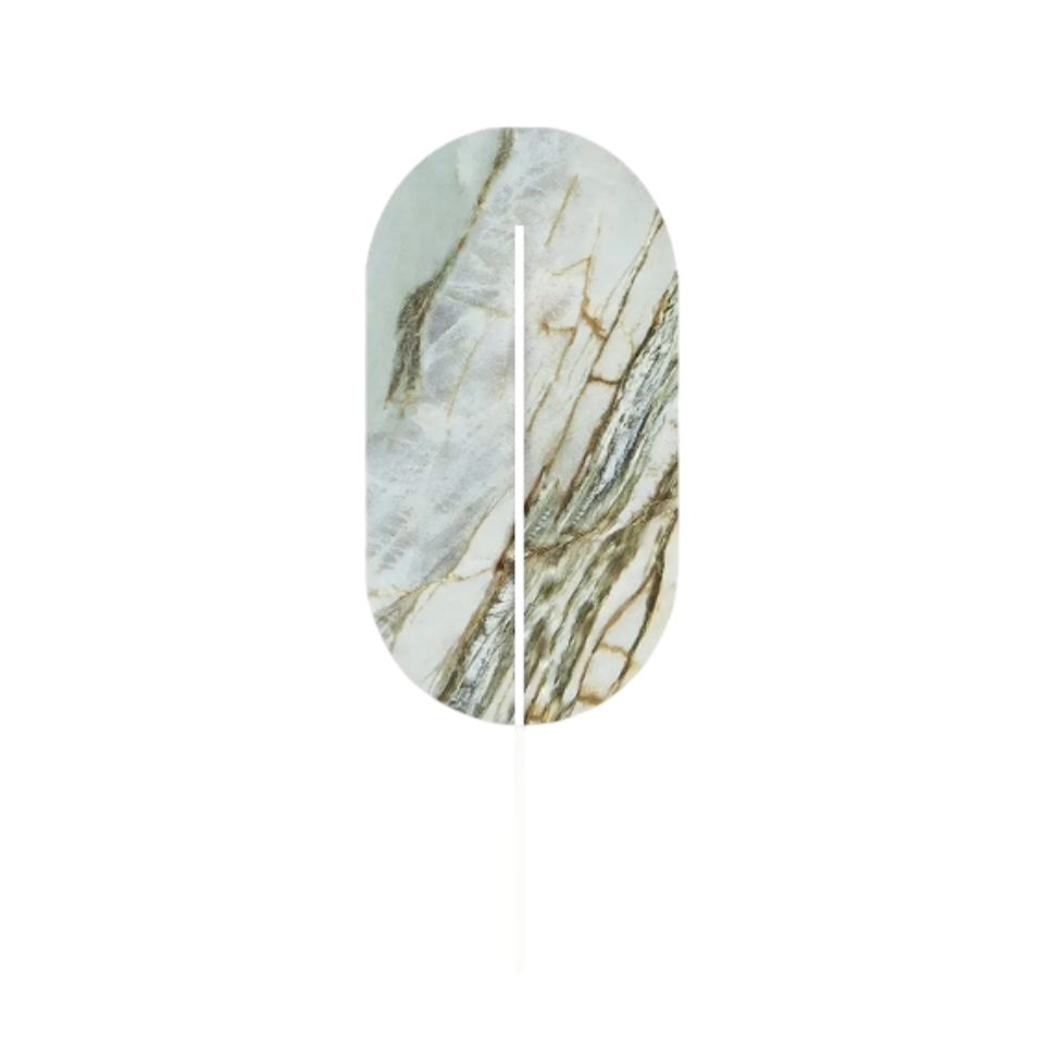 ROKKE STONE green quartz sintered wall lamp