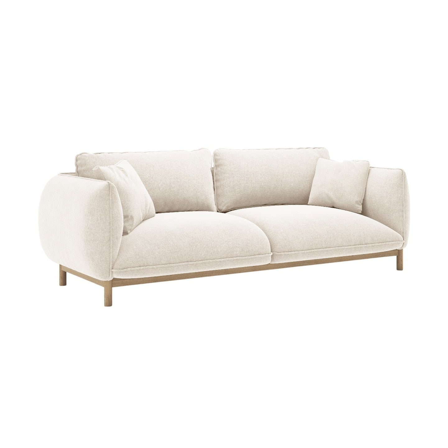 3-seater Sofa ADA ivory chenille