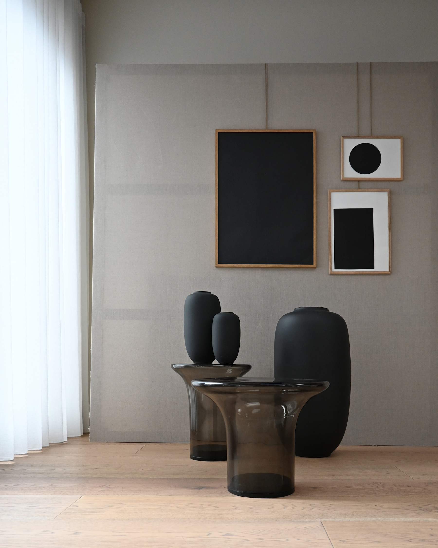 Suno Slim black vase [Klaudia]