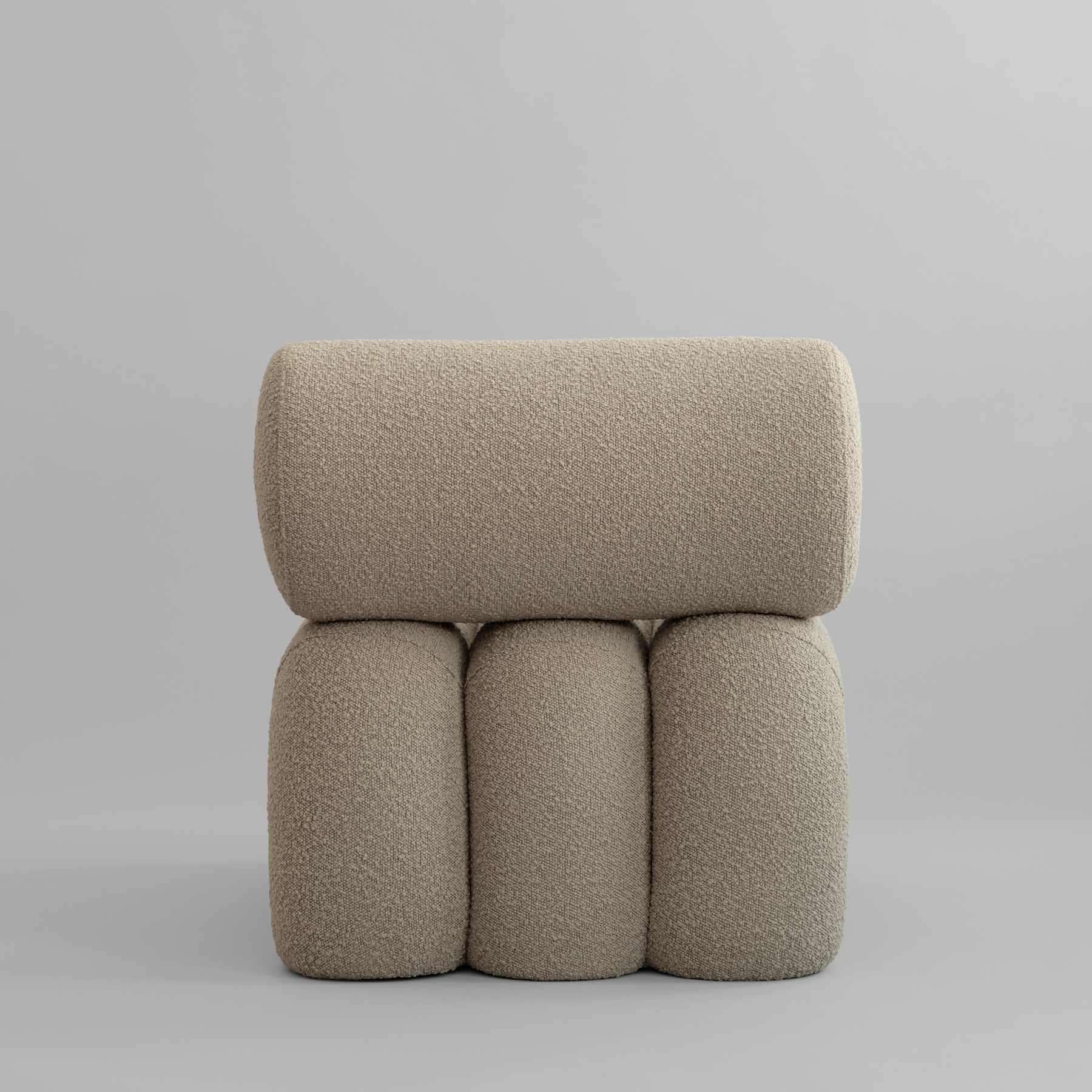 FOKU Sessel Sand Bouclé