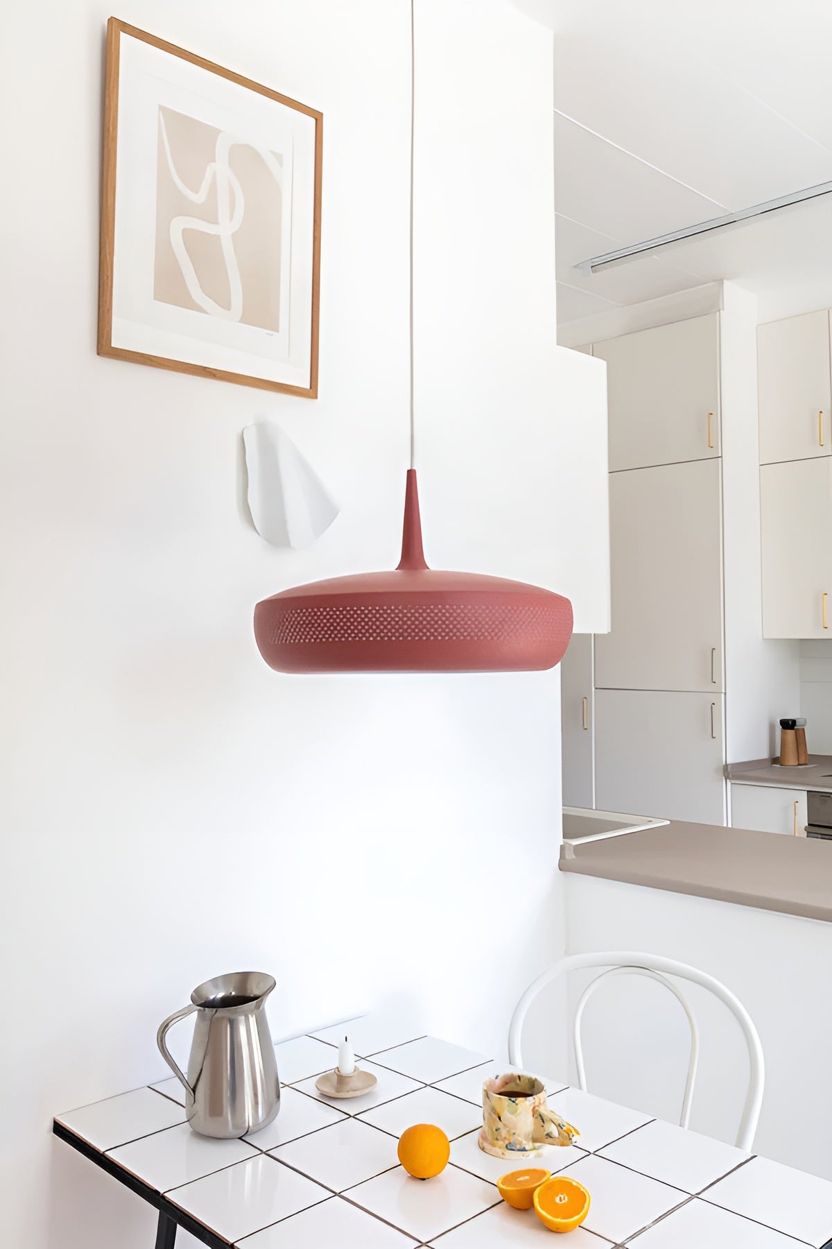 CLAVA DINE lampshade light red