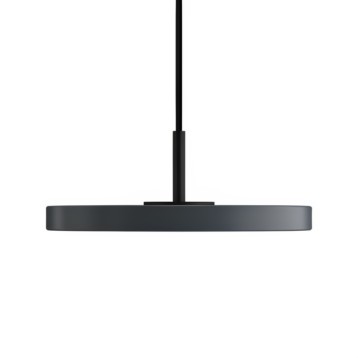 ASTERIA MICRO pendant lamp in anthracite with black insert