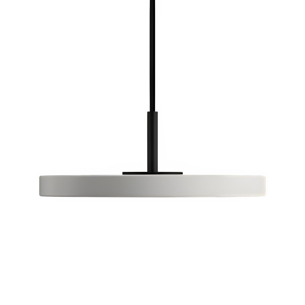 Asteria Micro Pendant Lamp Light Gray with Black Insert