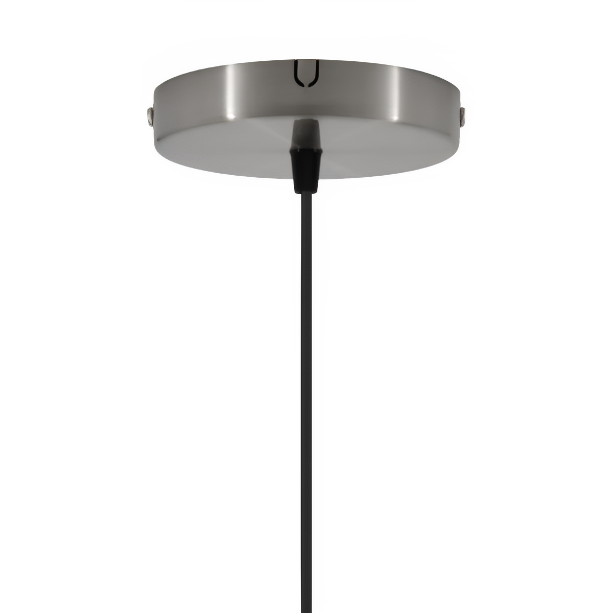 Silver ROSETTE pendant lamp mounting