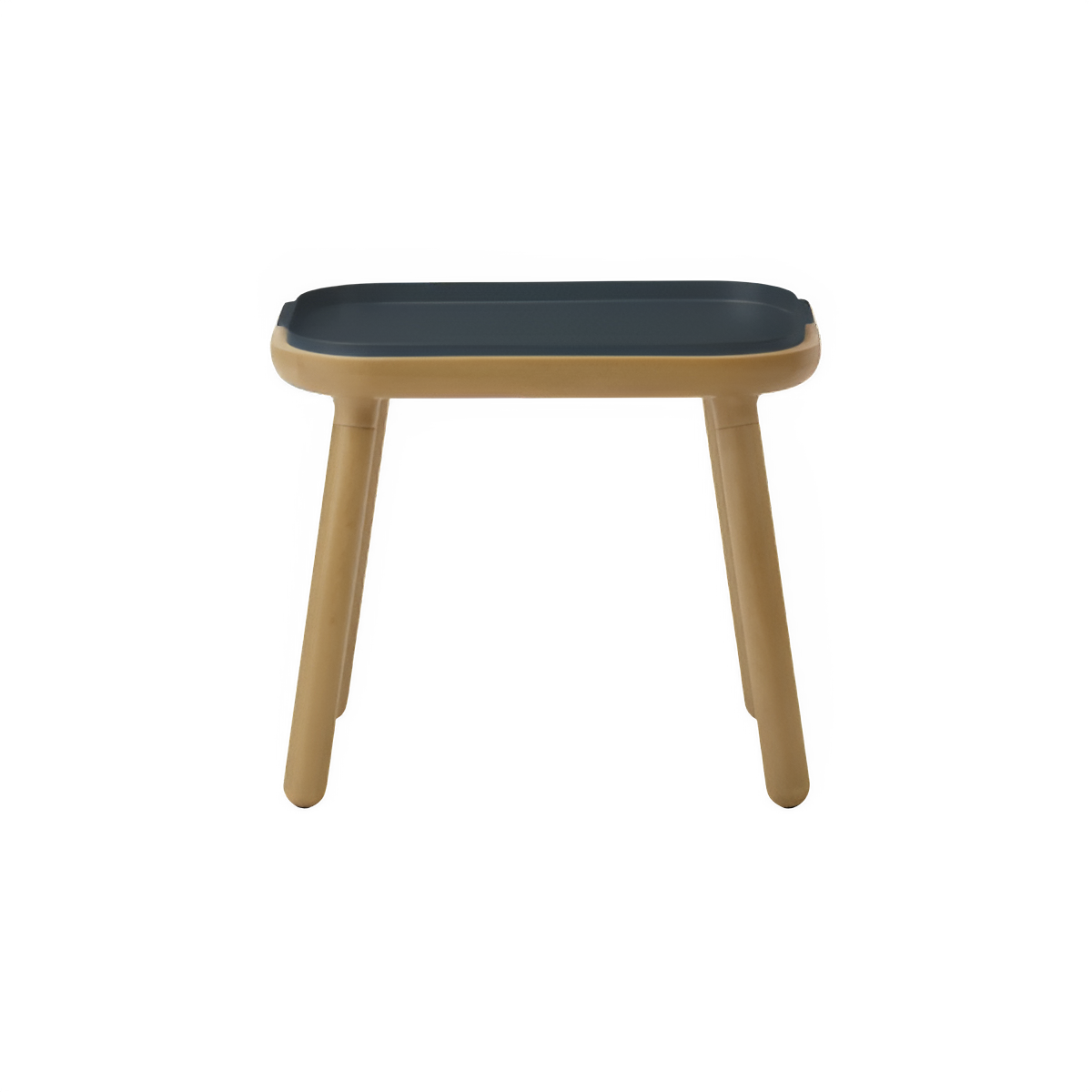 PAFF anthracite table with oak base