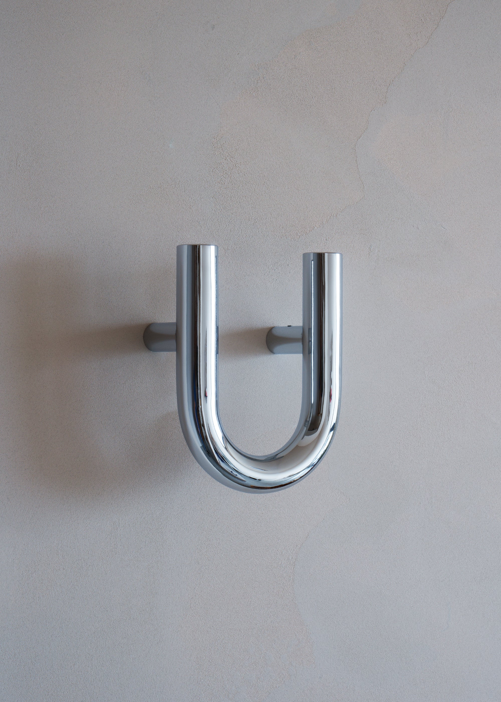 Wandgarderobe UNE verchromt