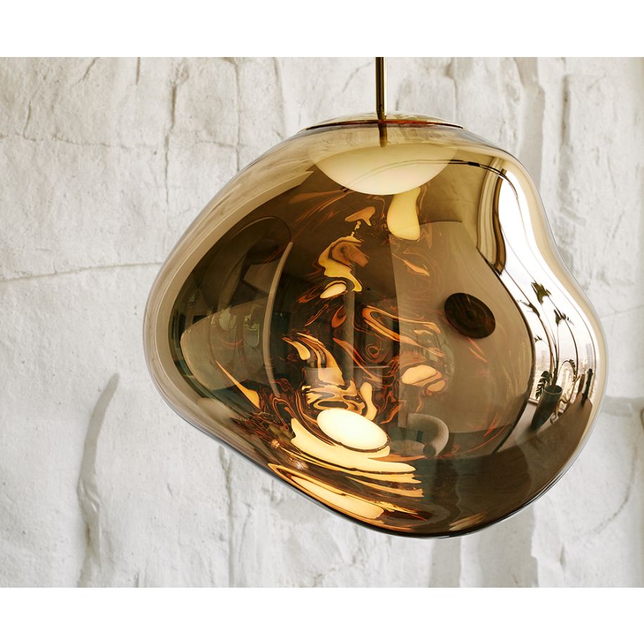 Melt zloty hanging lamp