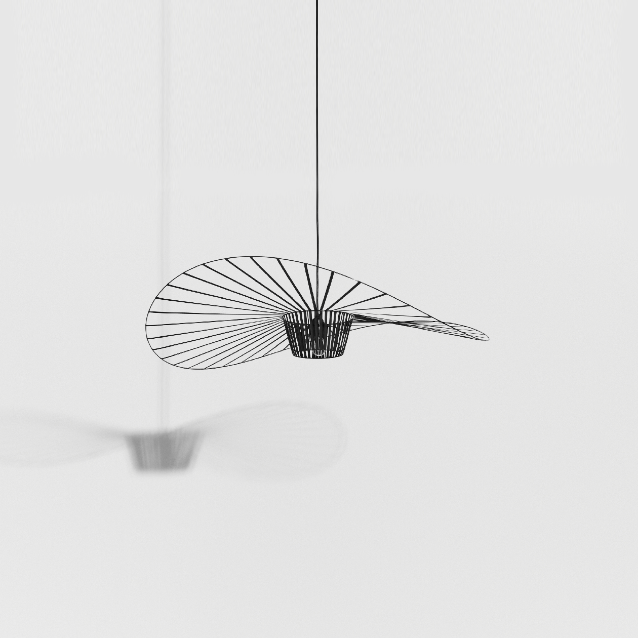 VERTIGO black pendant lamp