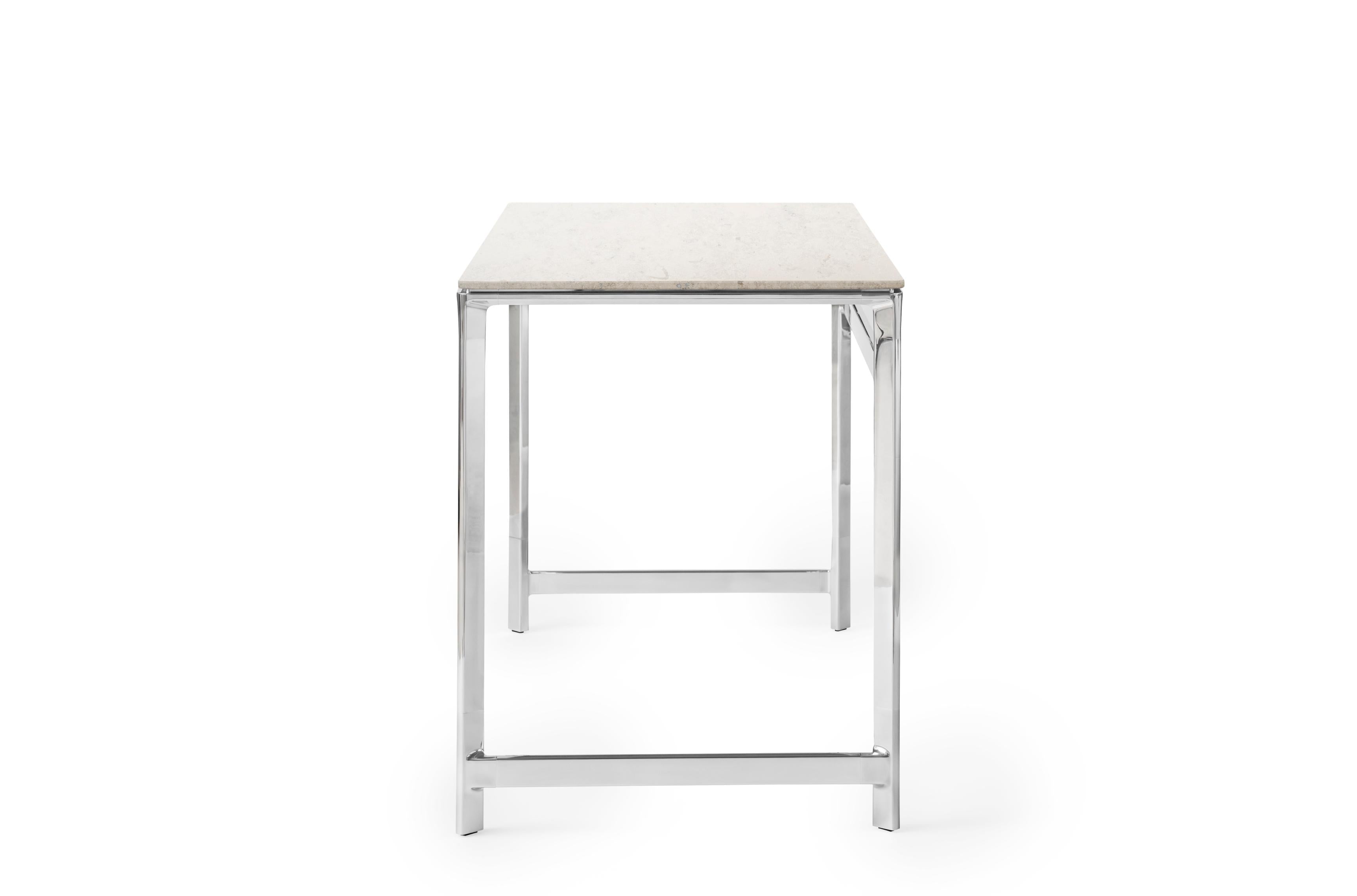 STUDIO desk with marble top