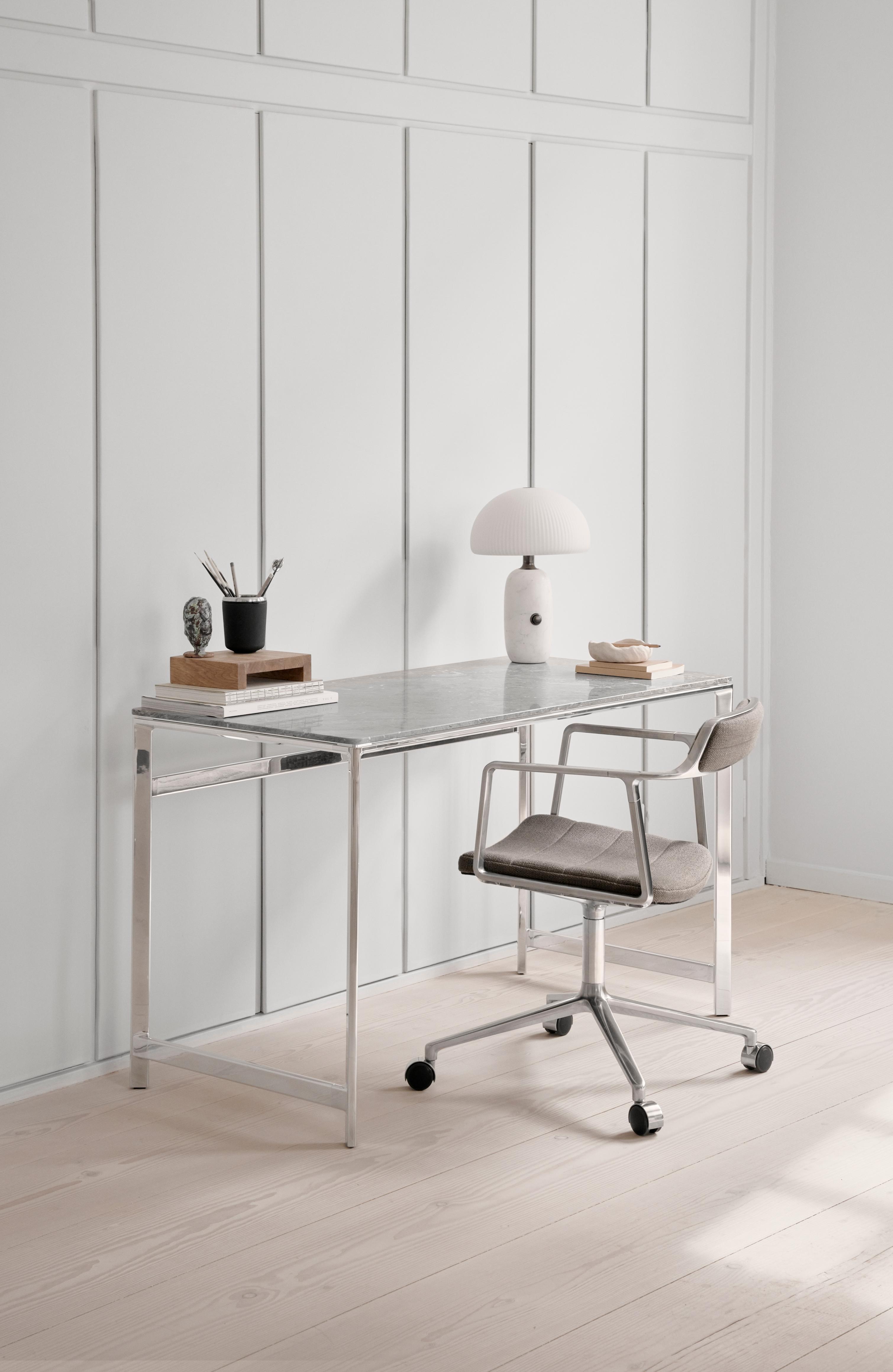 STUDIO desk with marble top