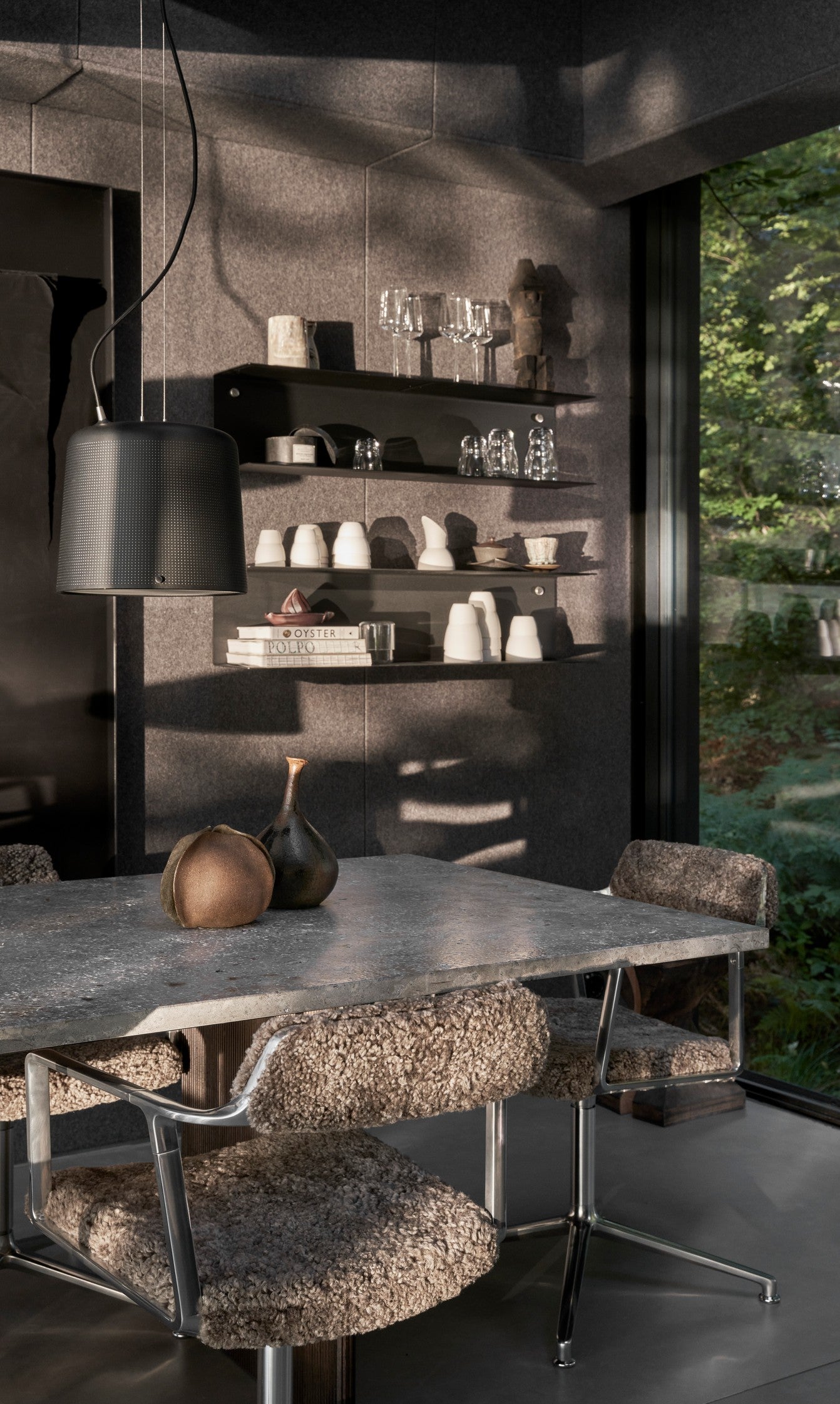 Hanging Lamp 526 Black Metal