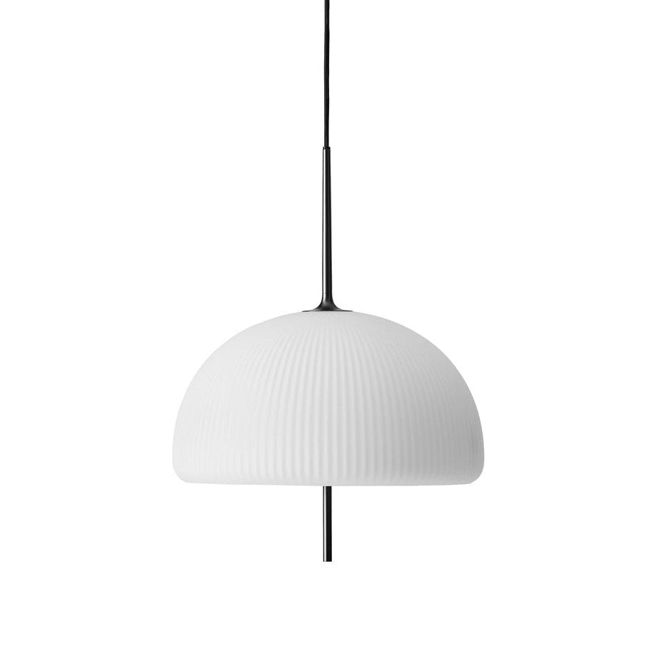 Sculpture Pendant Lamp White Shade