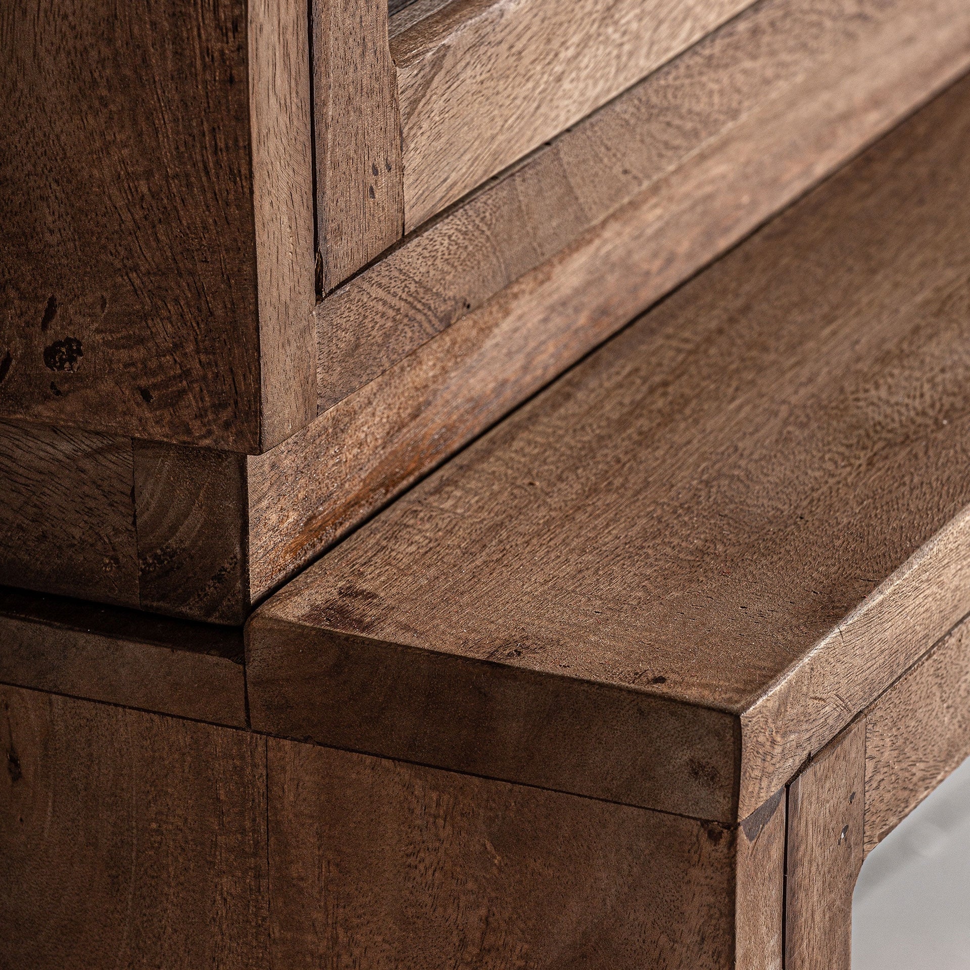 JEKYE Display Cabinet Mango Wood