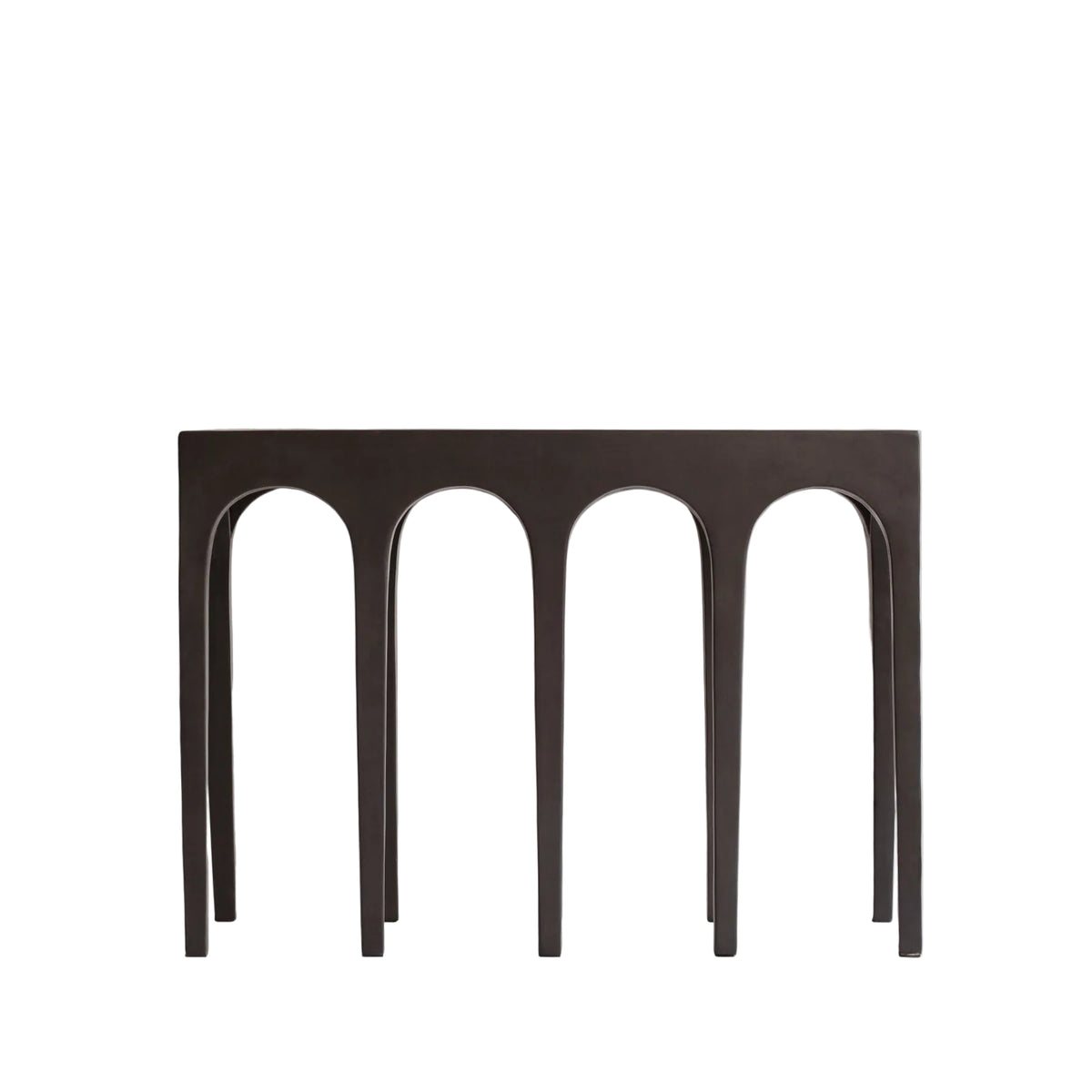 Dark brown Bow console