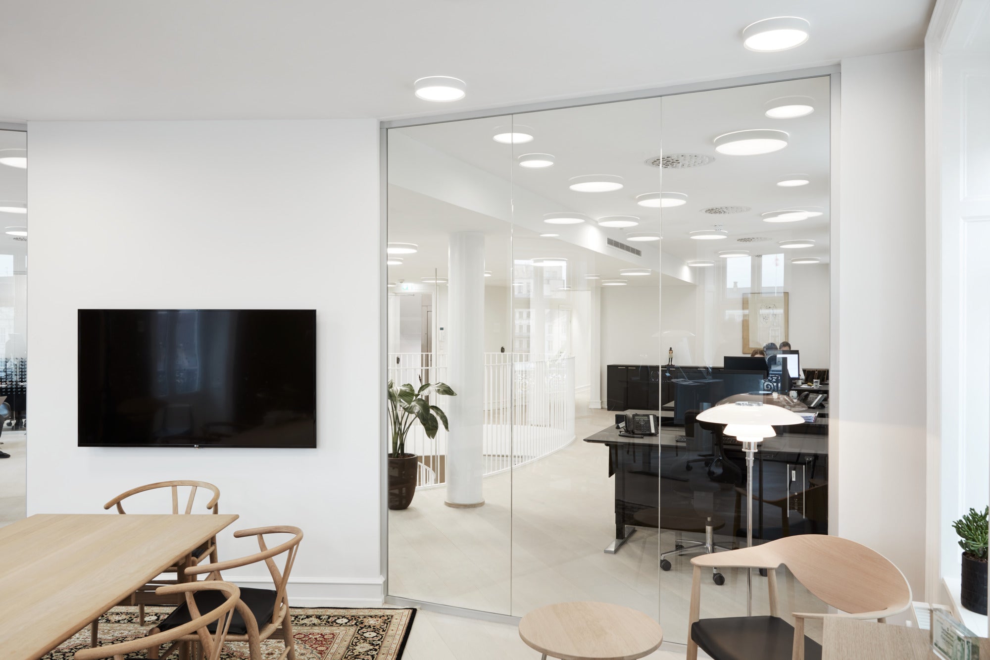 Plafon podtynkowy LP SLIM ROUND SEMI-RECESSED biały