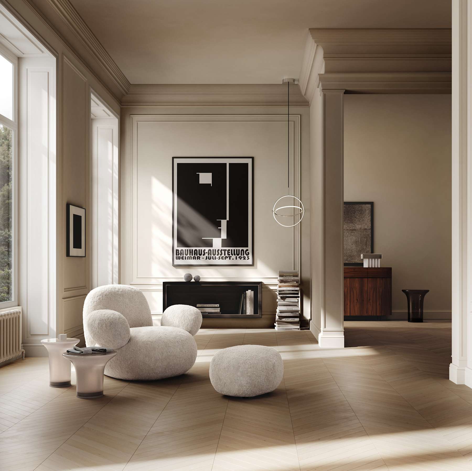 TOE FLATHEEPSKIN [KLAUDIA] armchair