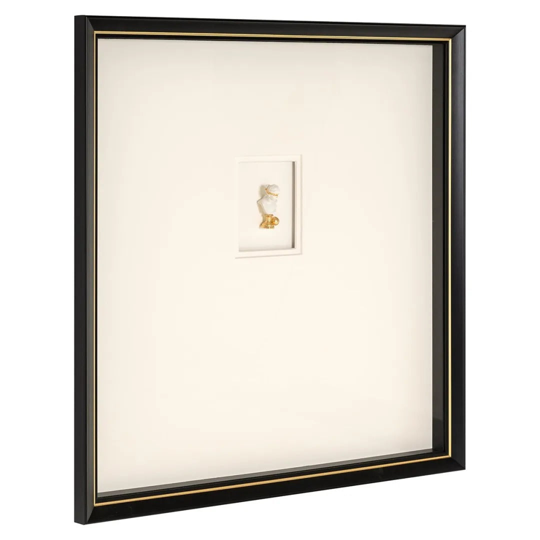 Bild DANNI beige mit schwarzem Rahmen