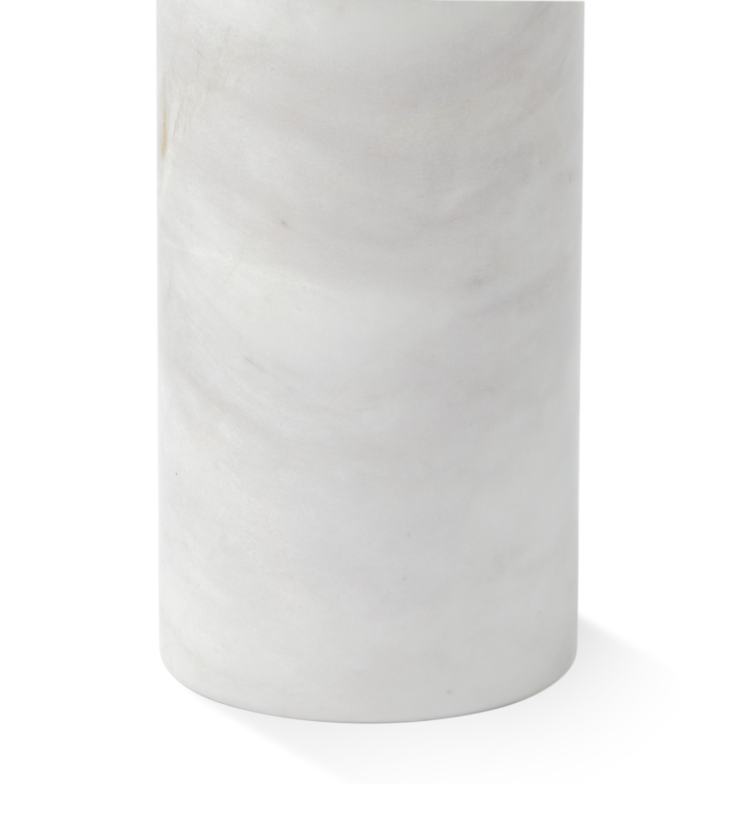 HERITAGE BOTTLE Candle Holder White Marble