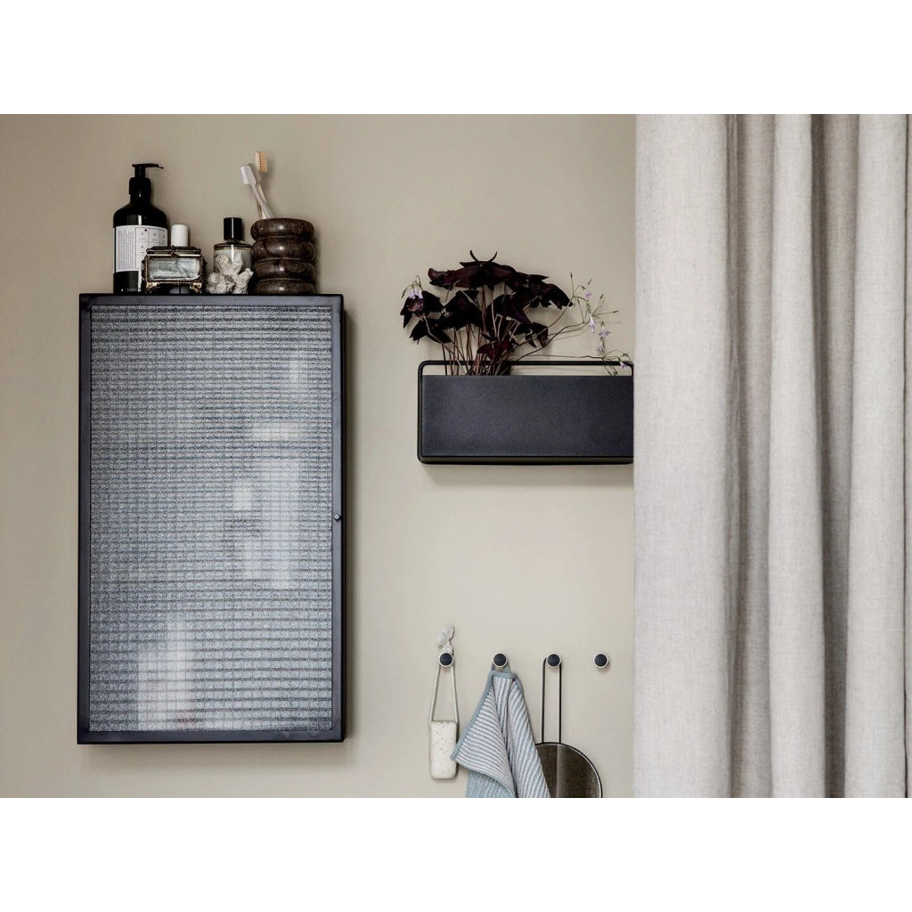Hängender Pflanzkübel WALL RECTANGLE BOX schwarz 