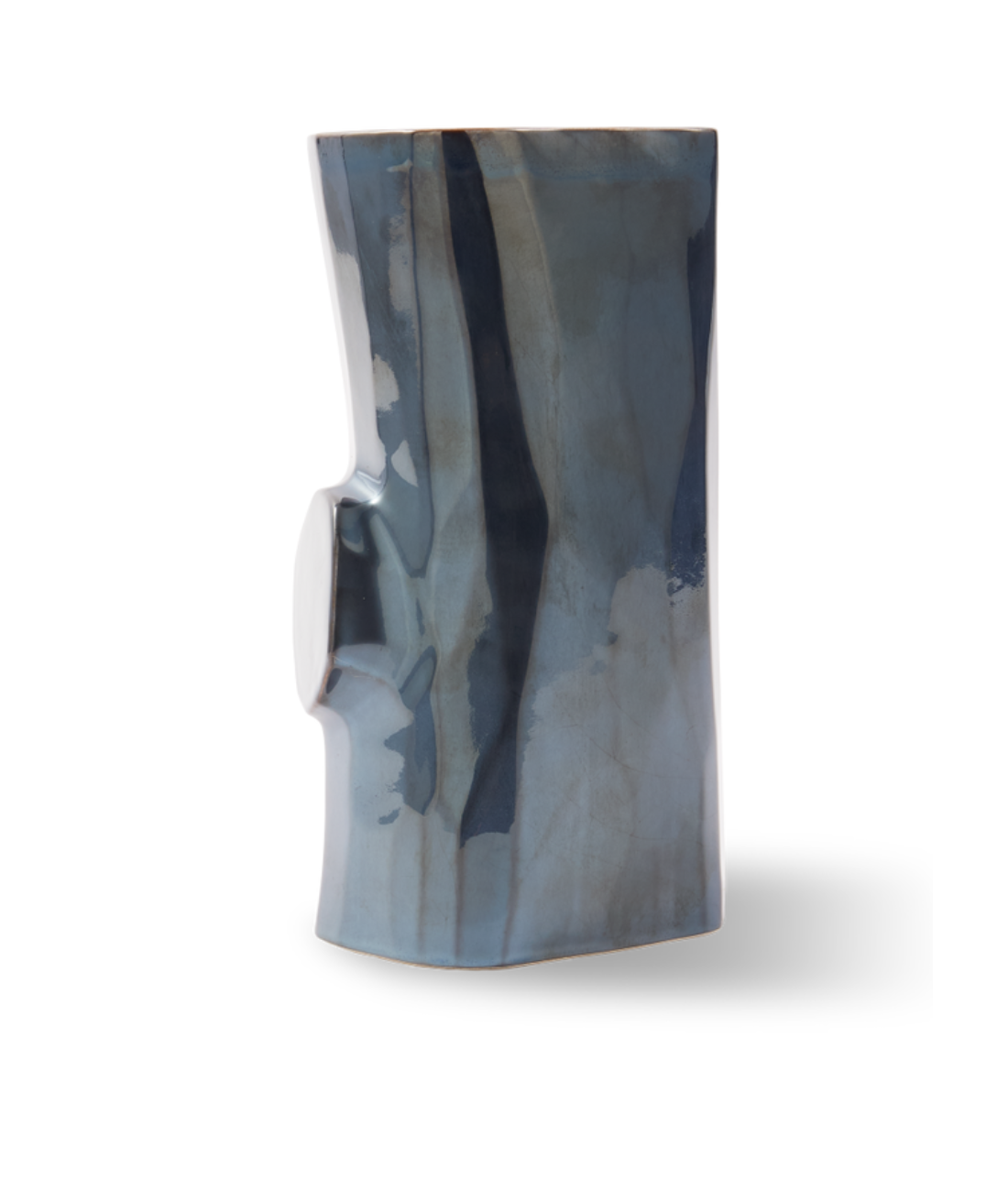LOG Vase dunkelgrau