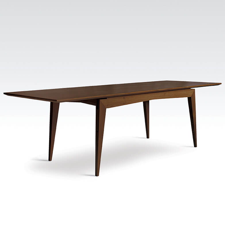Extendable table WIDEN walnut oak
