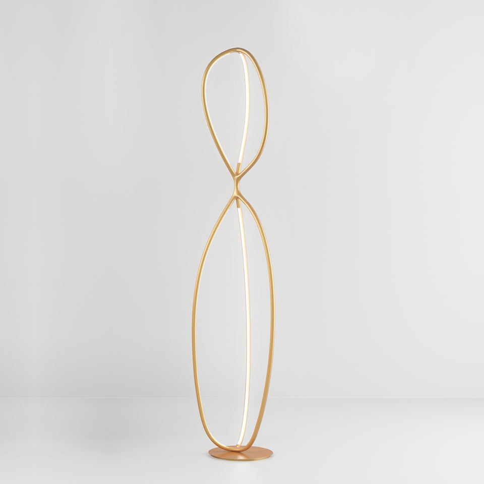 ARRIVAL gold floor lamp