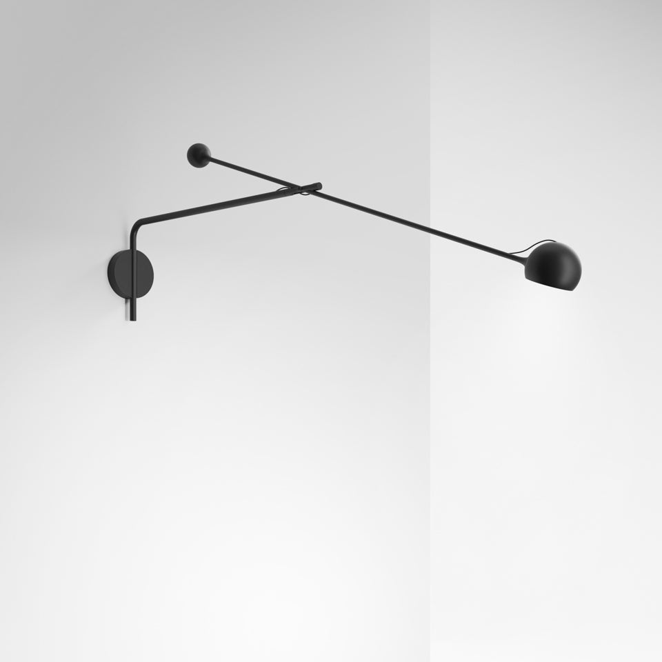 Adjustable Wall Lamp with Arm IXA L Anthracite