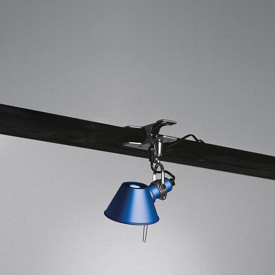 TOLOMEO PINZA MICRO Clip Lamp Blue