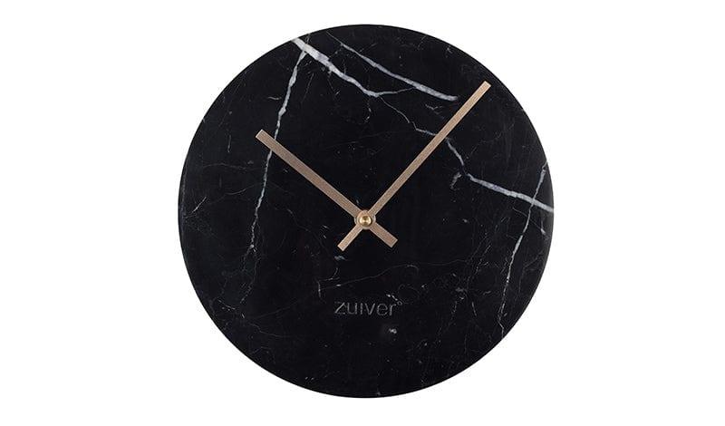 Zegar MARBLE TIME czarny Zuiver    Eye on Design