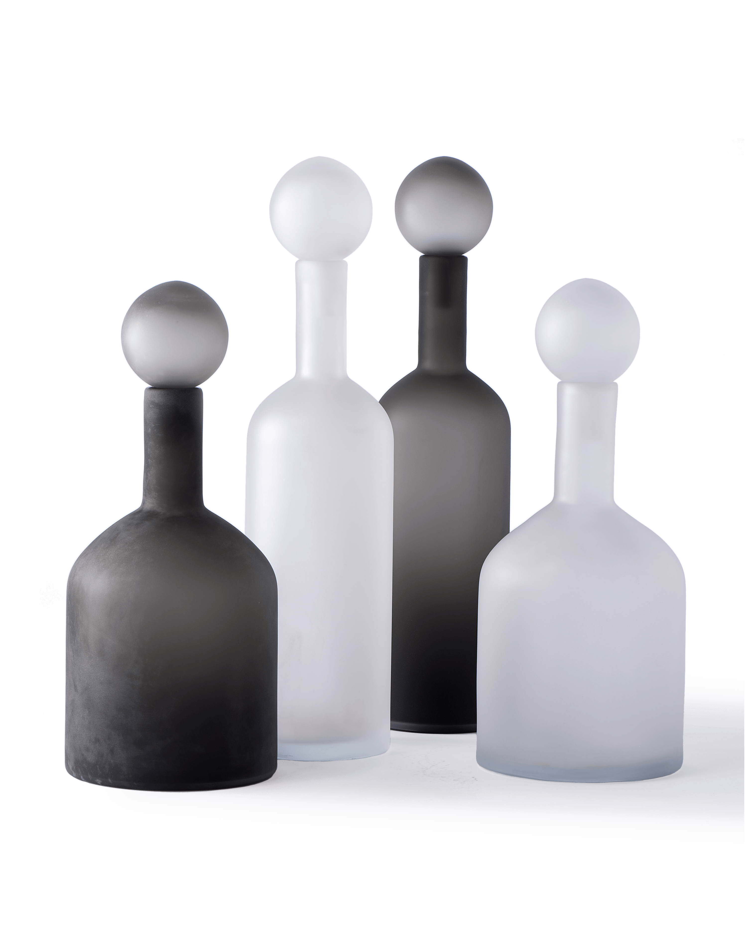 Zestaw butelek BUBBLES AND BOTTLES matowy Pols Potten    Eye on Design