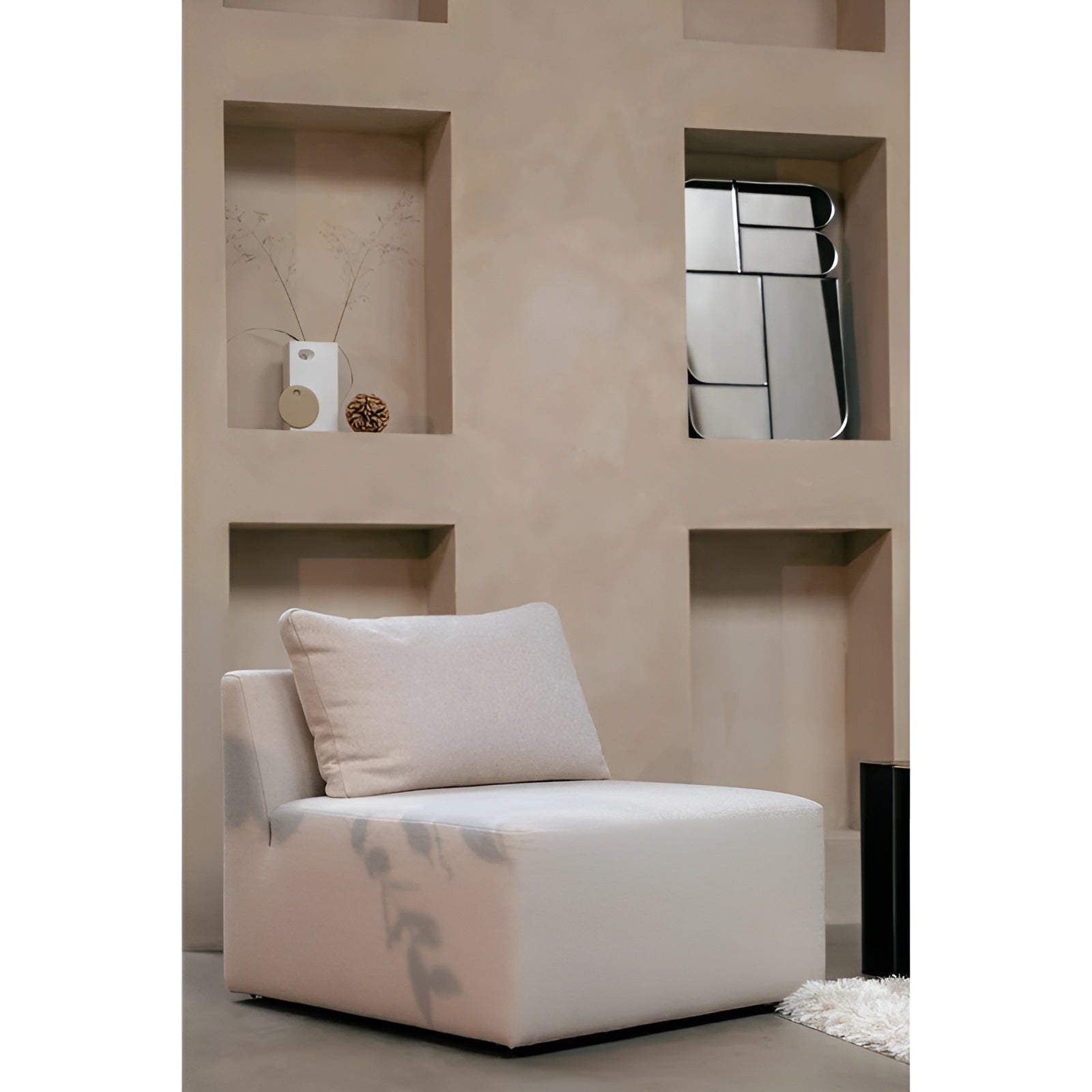 PROSPER modular sofa - central element cappuccino