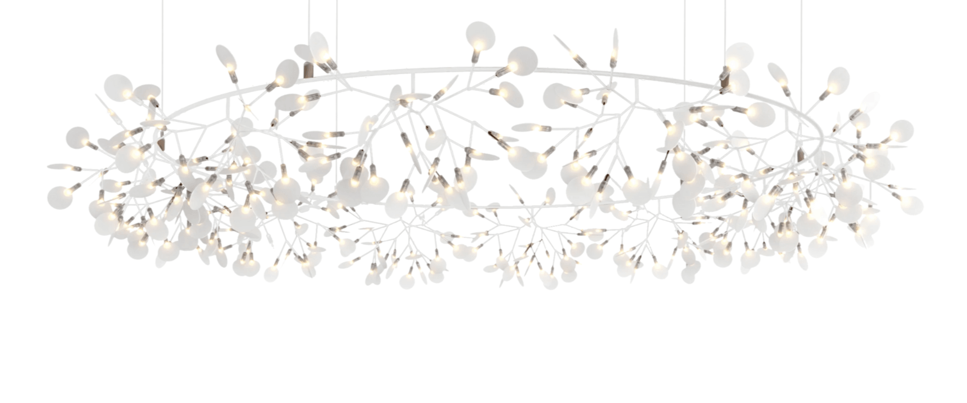 Żyrandol HERACLEUM III THE BIG O biały Moooi 210 cm   Eye on Design