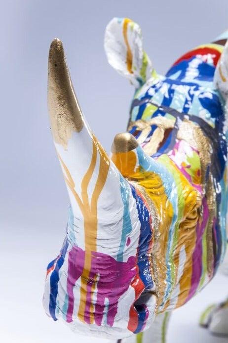 Figurka dekoracyjna RHINOCEROS wielokolorowy Kare Design    Eye on Design