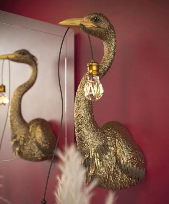 Lampa ścienna HERON złoty Kare Design    Eye on Design