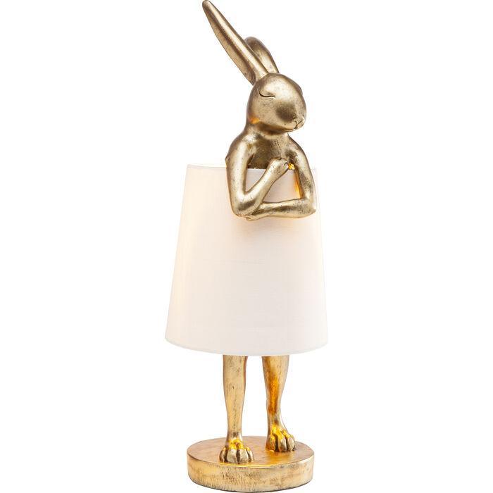 [brak] Lampa stołowa złota w kształcie królika Kare Design    Eye on Design