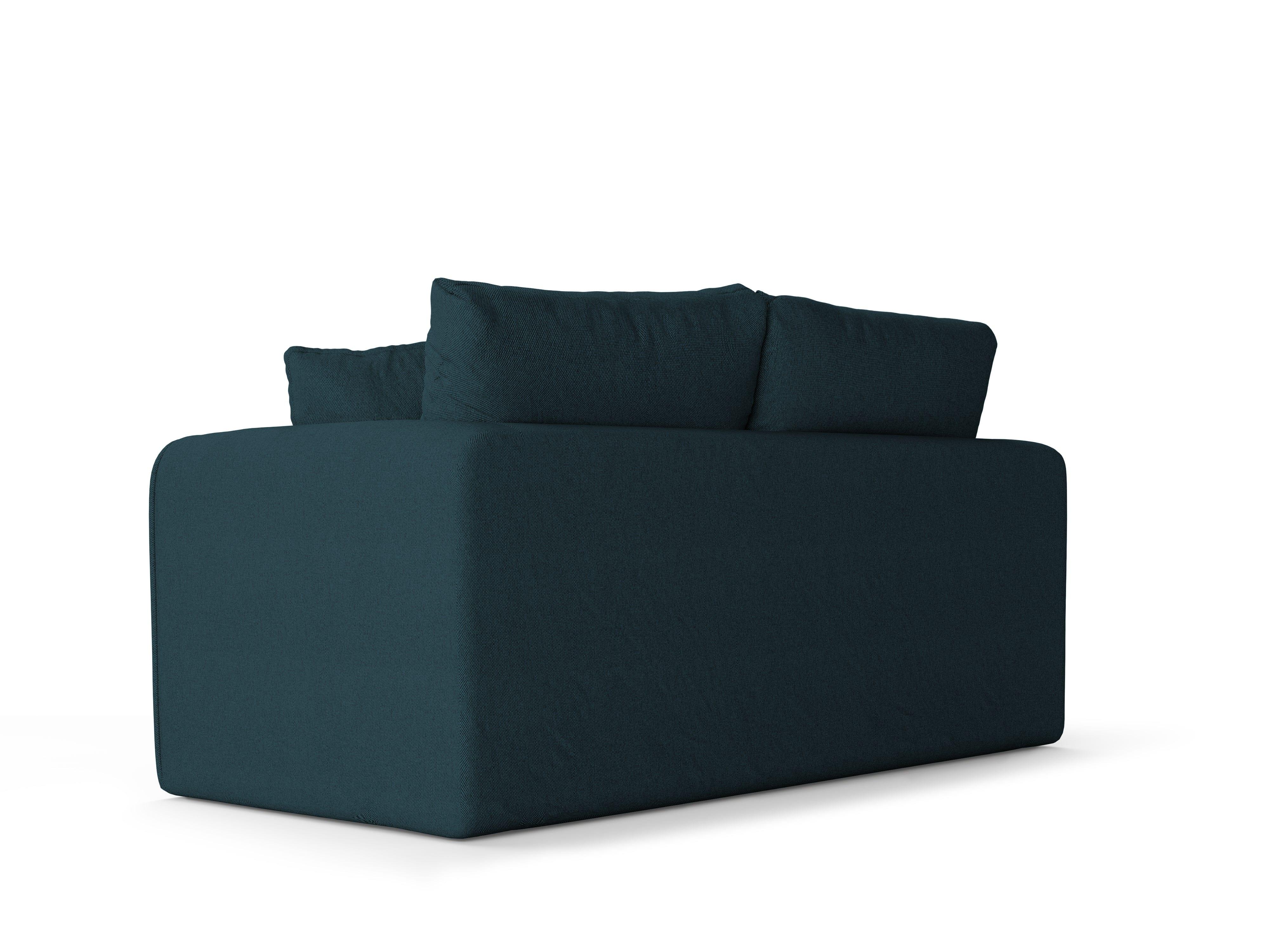 Sofa 2-osobowa z funkcją spania LIDO petrol Micadoni    Eye on Design