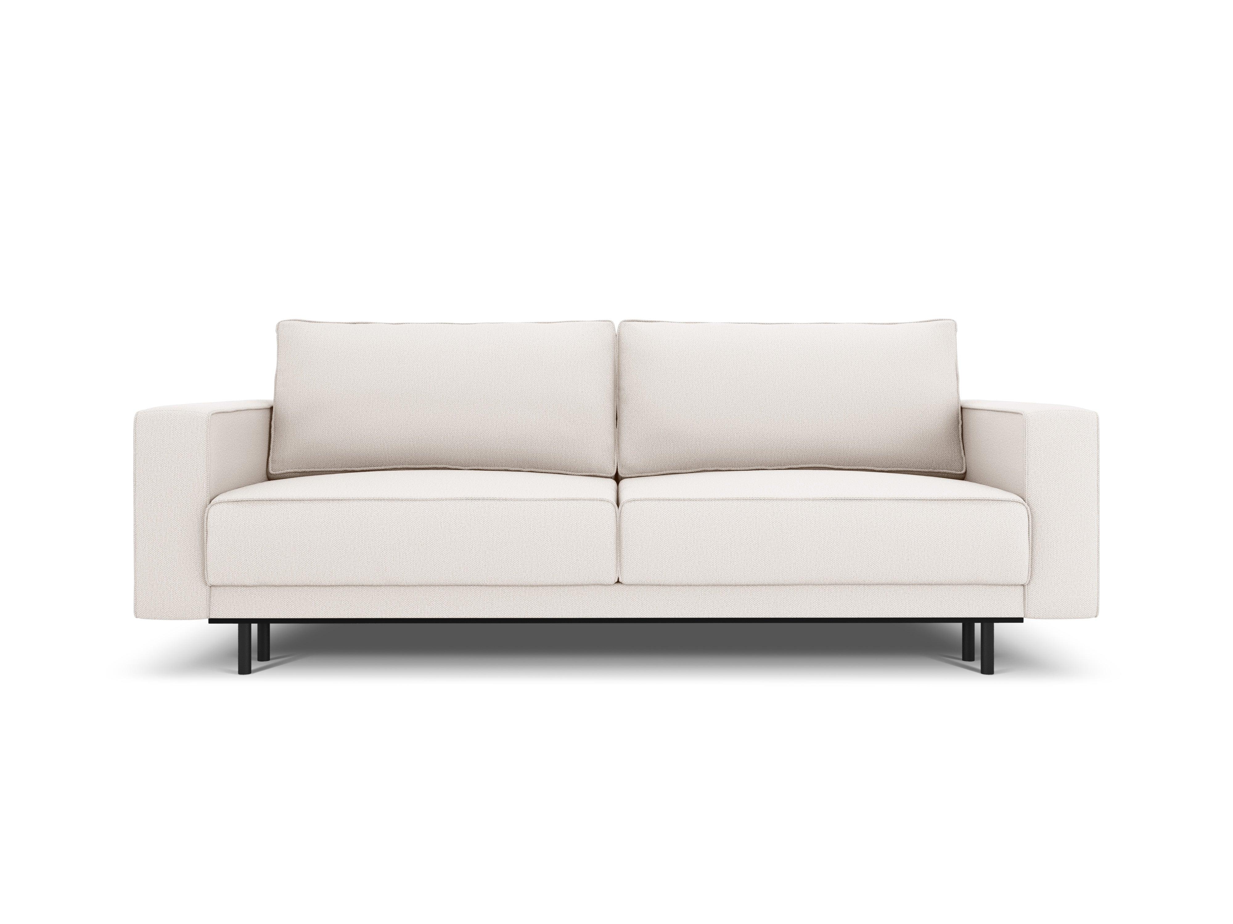 Sofa z funkcją spania CARO jasnobeżowy Micadoni    Eye on Design