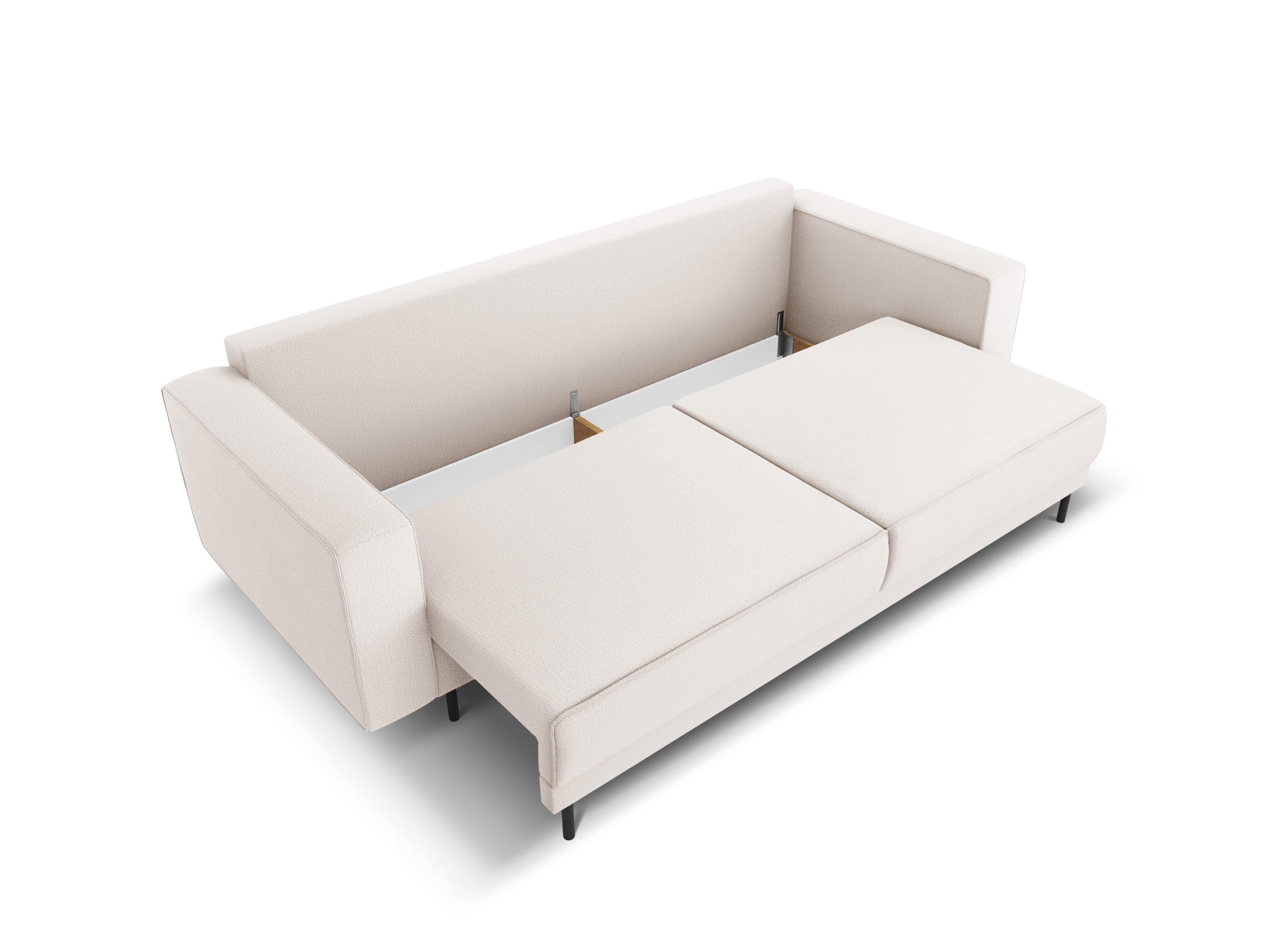 Sofa z funkcją spania CARO jasnobeżowy Micadoni    Eye on Design