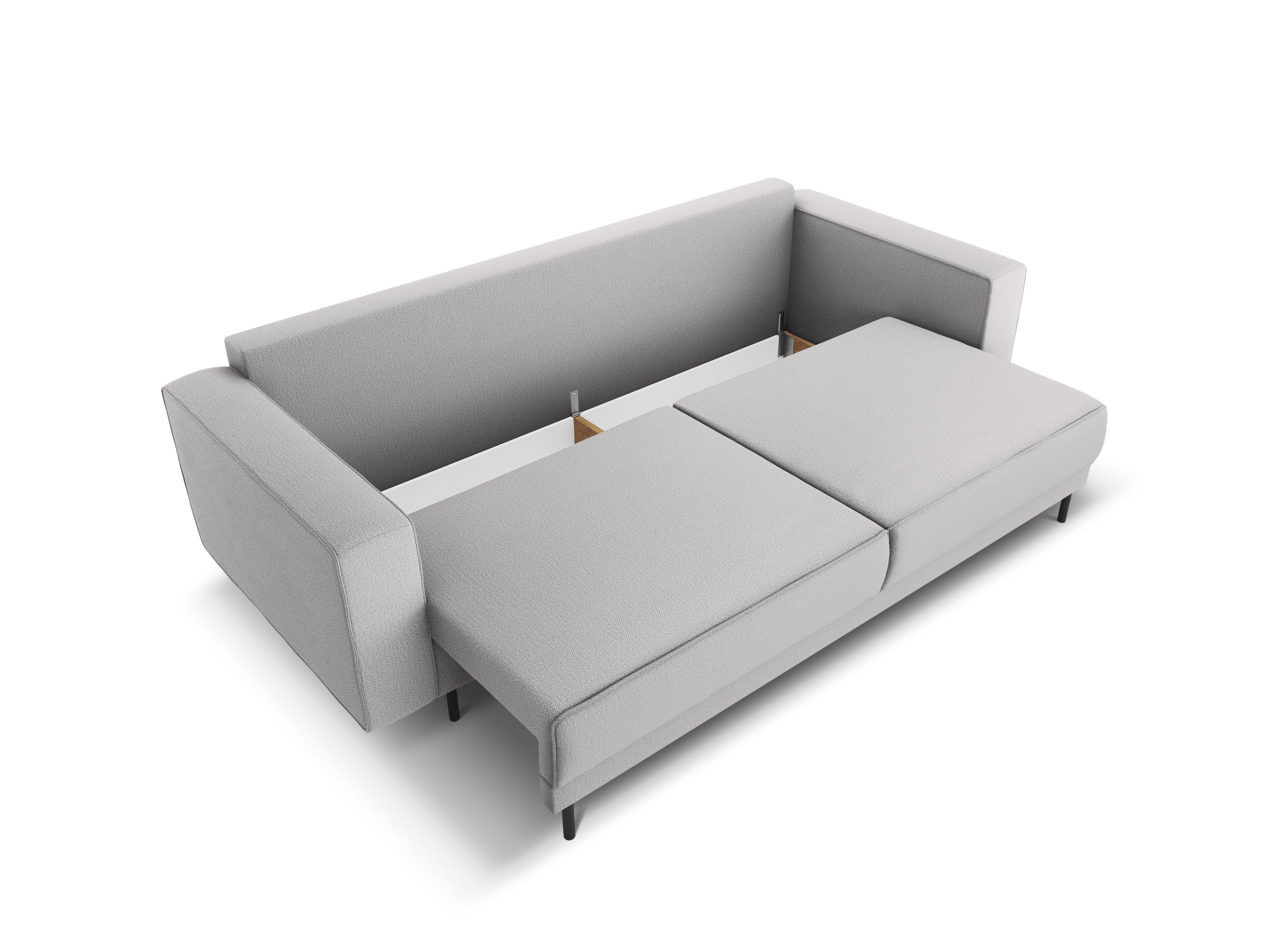 Sofa z funkcją spania CARO szary Micadoni    Eye on Design