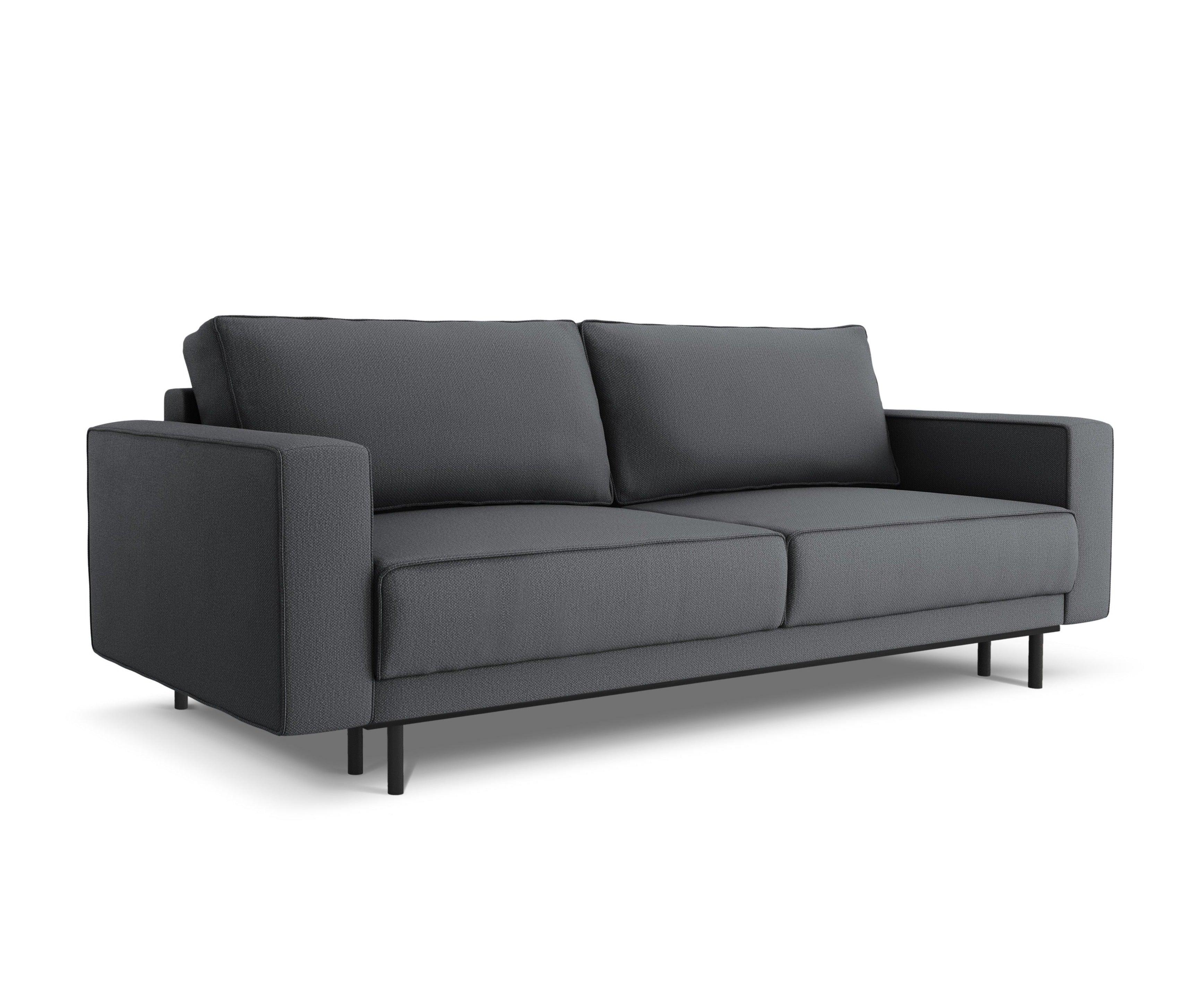 Sofa z funkcją spania CARO ciemnoszary Micadoni    Eye on Design