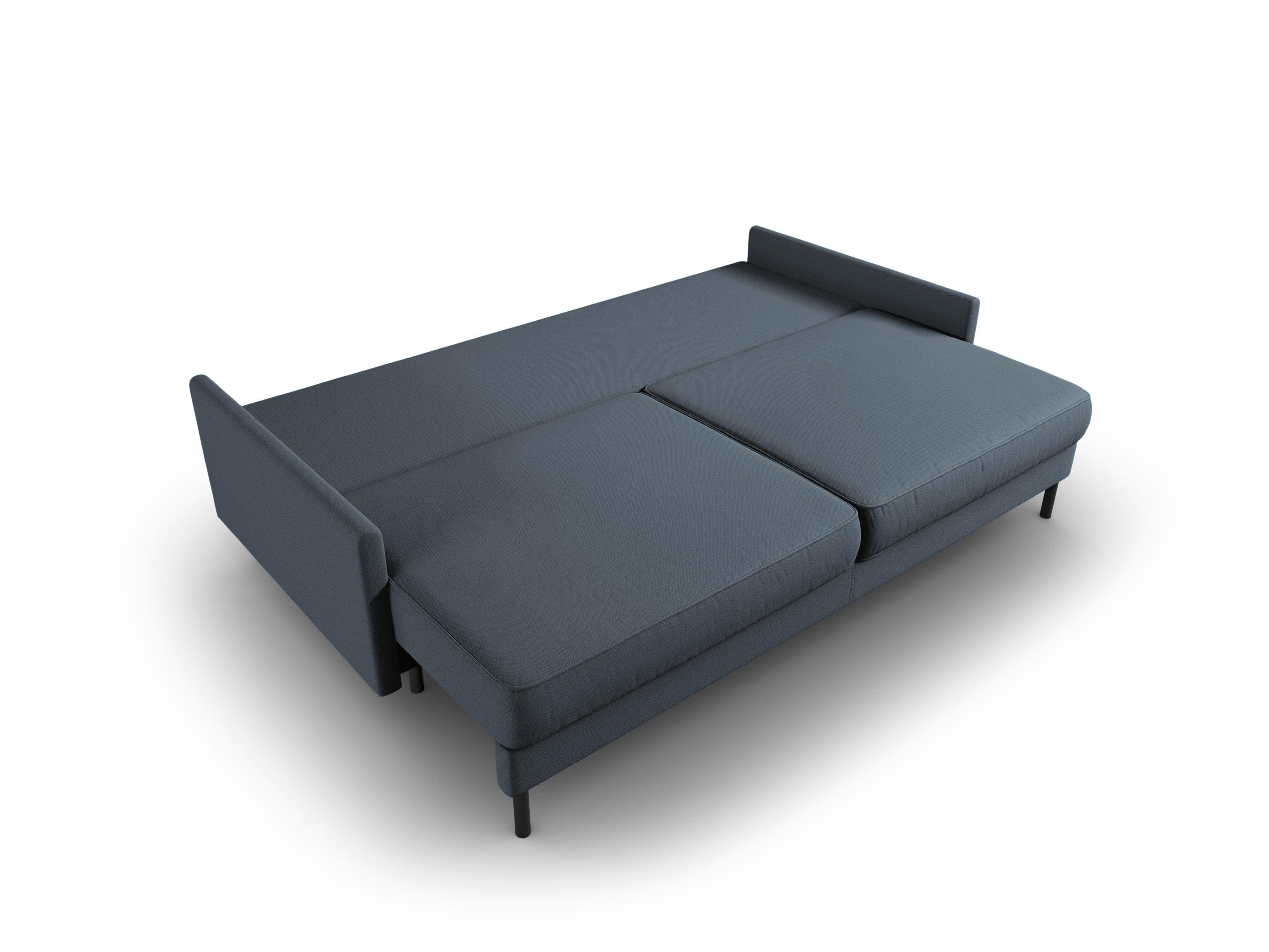 Sofa z funkcją spania SCOTT niebieski Micadoni    Eye on Design