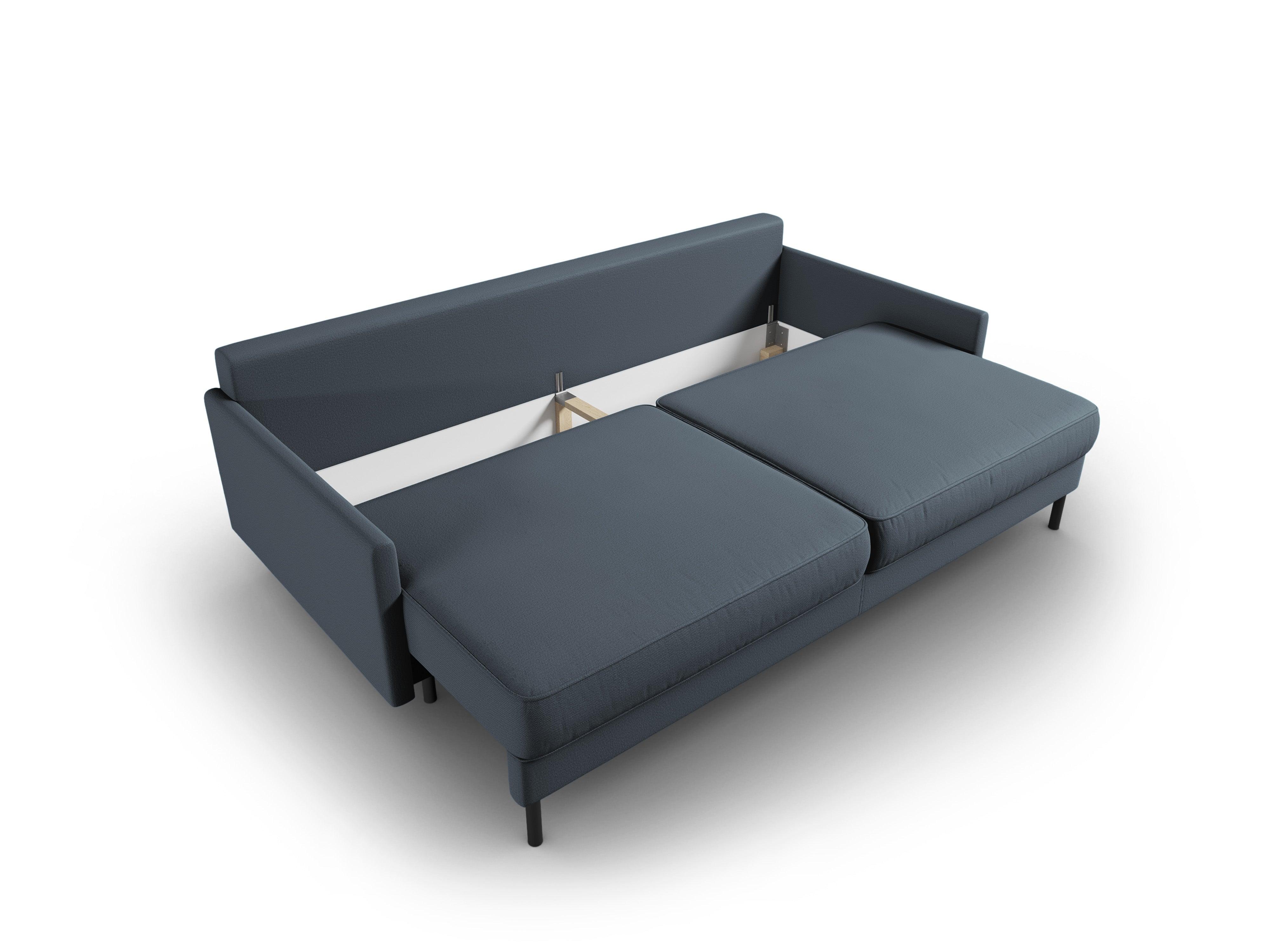 Sofa z funkcją spania SCOTT niebieski Micadoni    Eye on Design