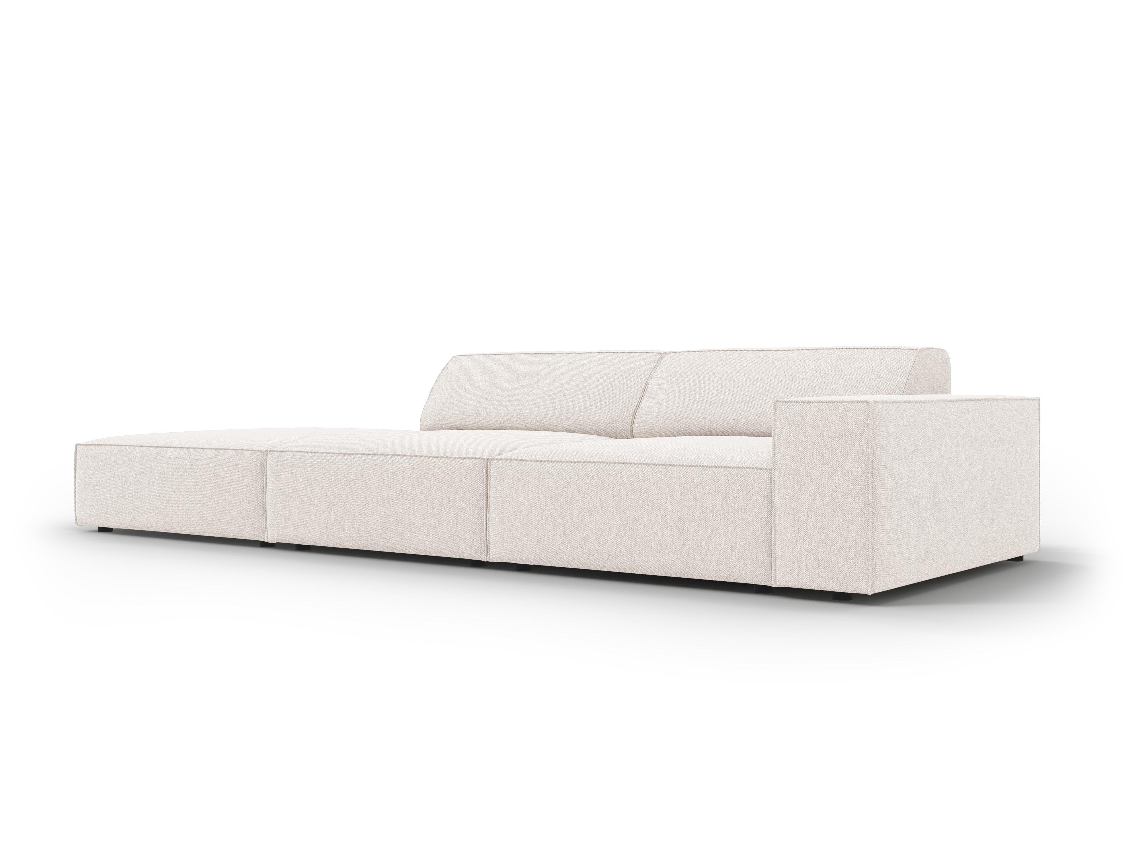 Sofa lewostronna 3-osobowa JODIE jasnobeżowy Micadoni    Eye on Design