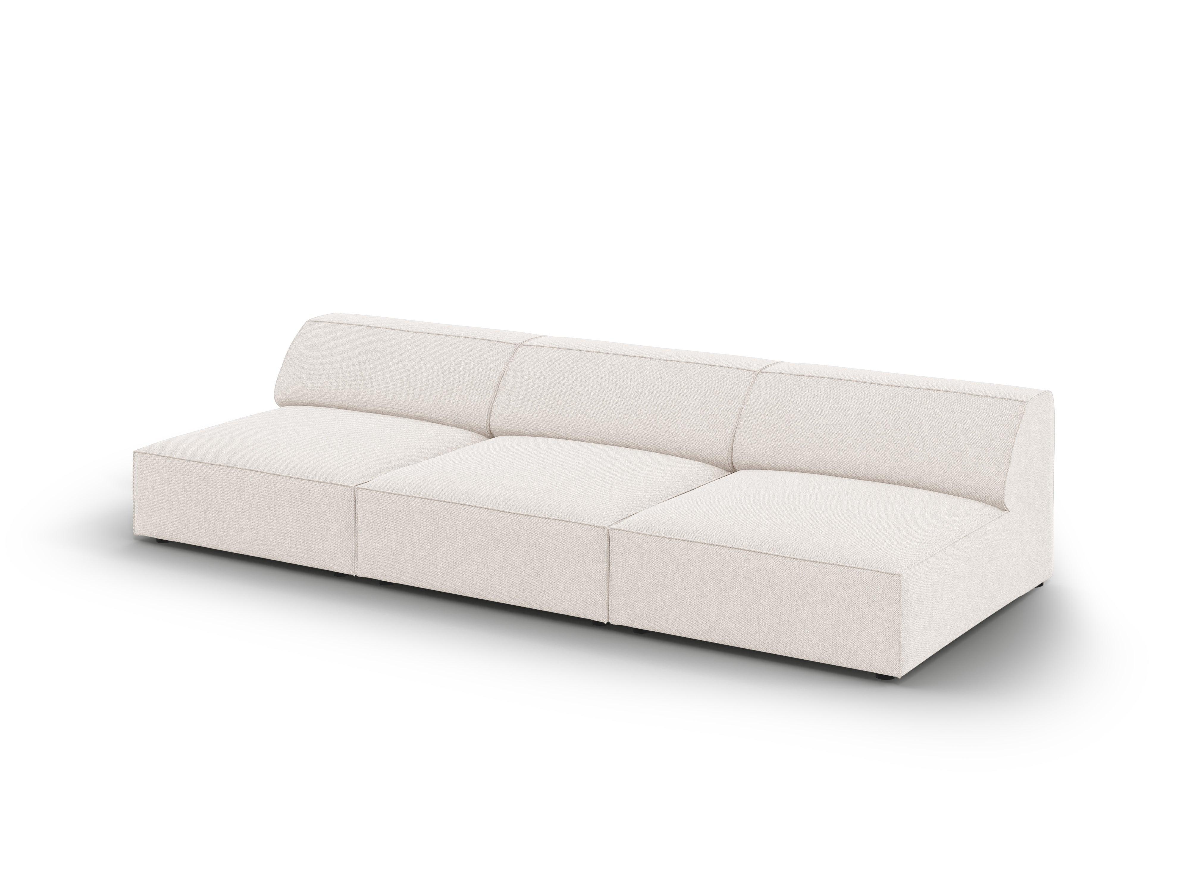 Sofa 3-osobowa otwarta JODIE jasnobeżowy Micadoni    Eye on Design