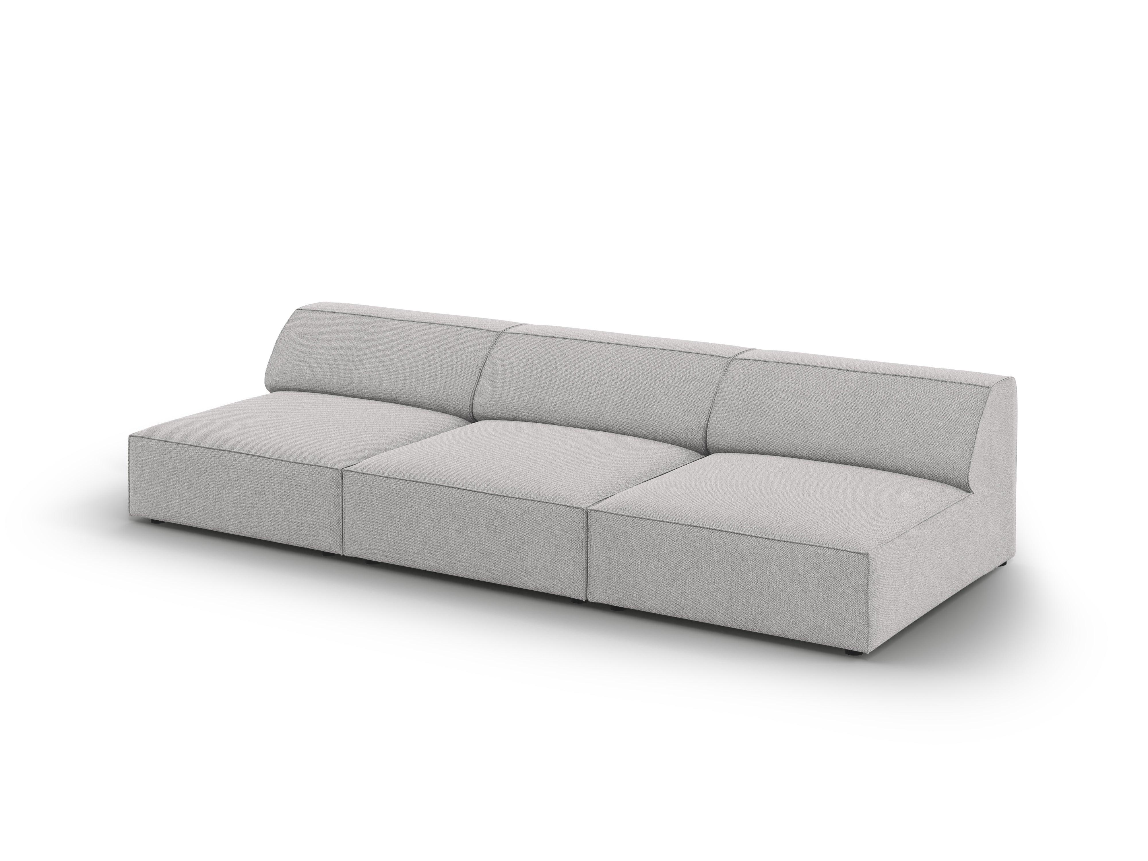 Sofa 3-osobowa otwarta JODIE jasnoszary Micadoni    Eye on Design