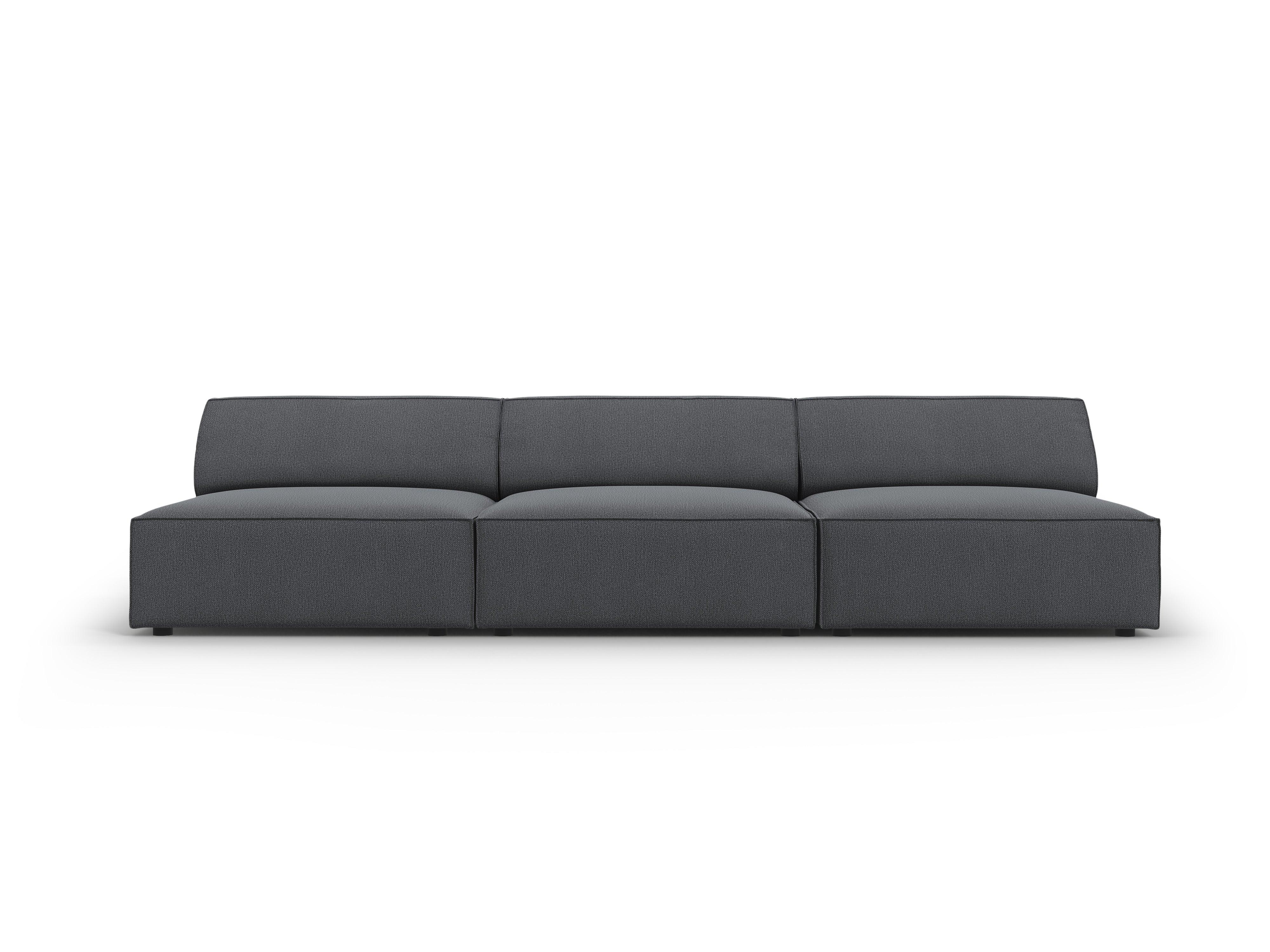 Sofa 3-osobowa otwarta JODIE ciemnoszary Micadoni    Eye on Design